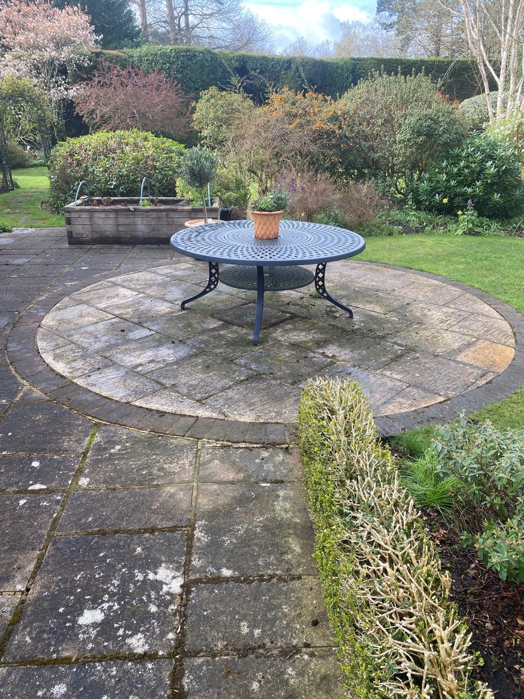 Patio Area Spring Clean using honda 21 ltr/min by Ges Exterior Cleaning ltd