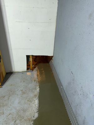 Interior French Drain South Orange NJ 