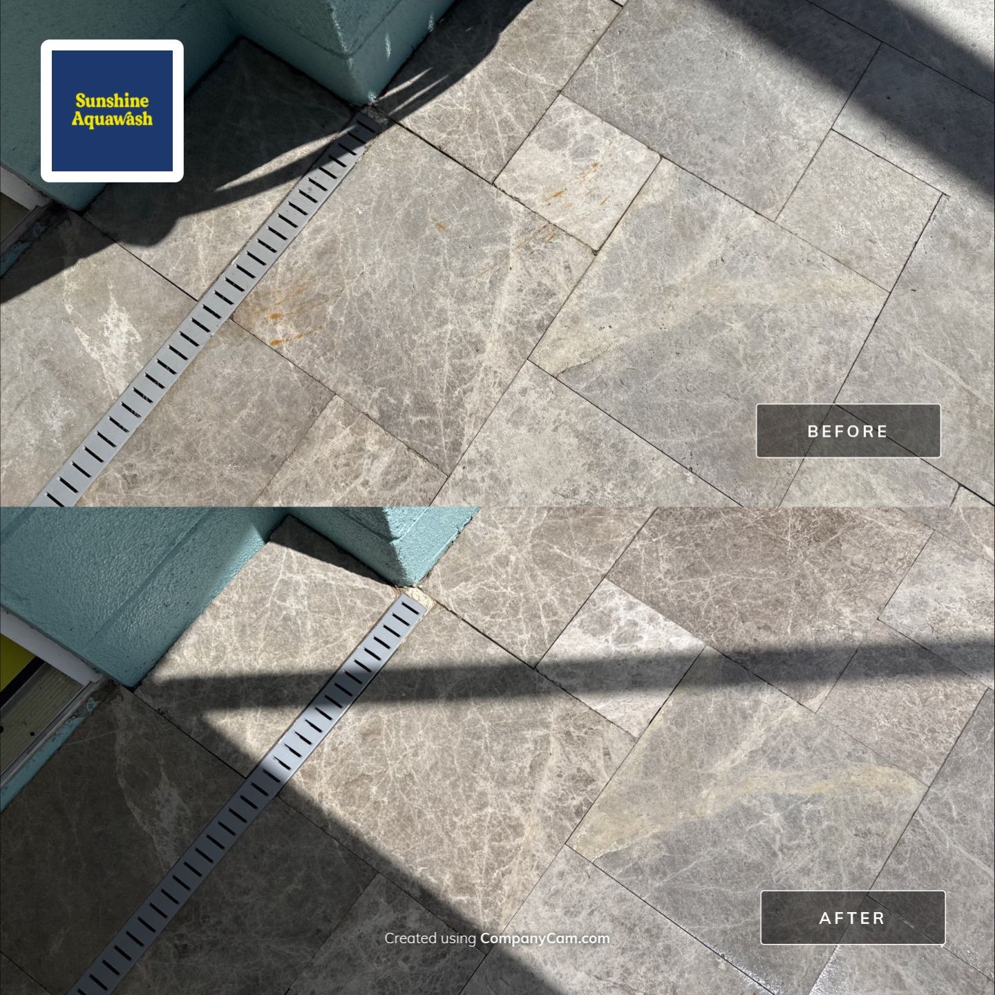 Travertine Pool Deck, Lanai & Screen Enclosure Cleaning Near Manatee River | Bradenton, FL by Sunshine AquaWash