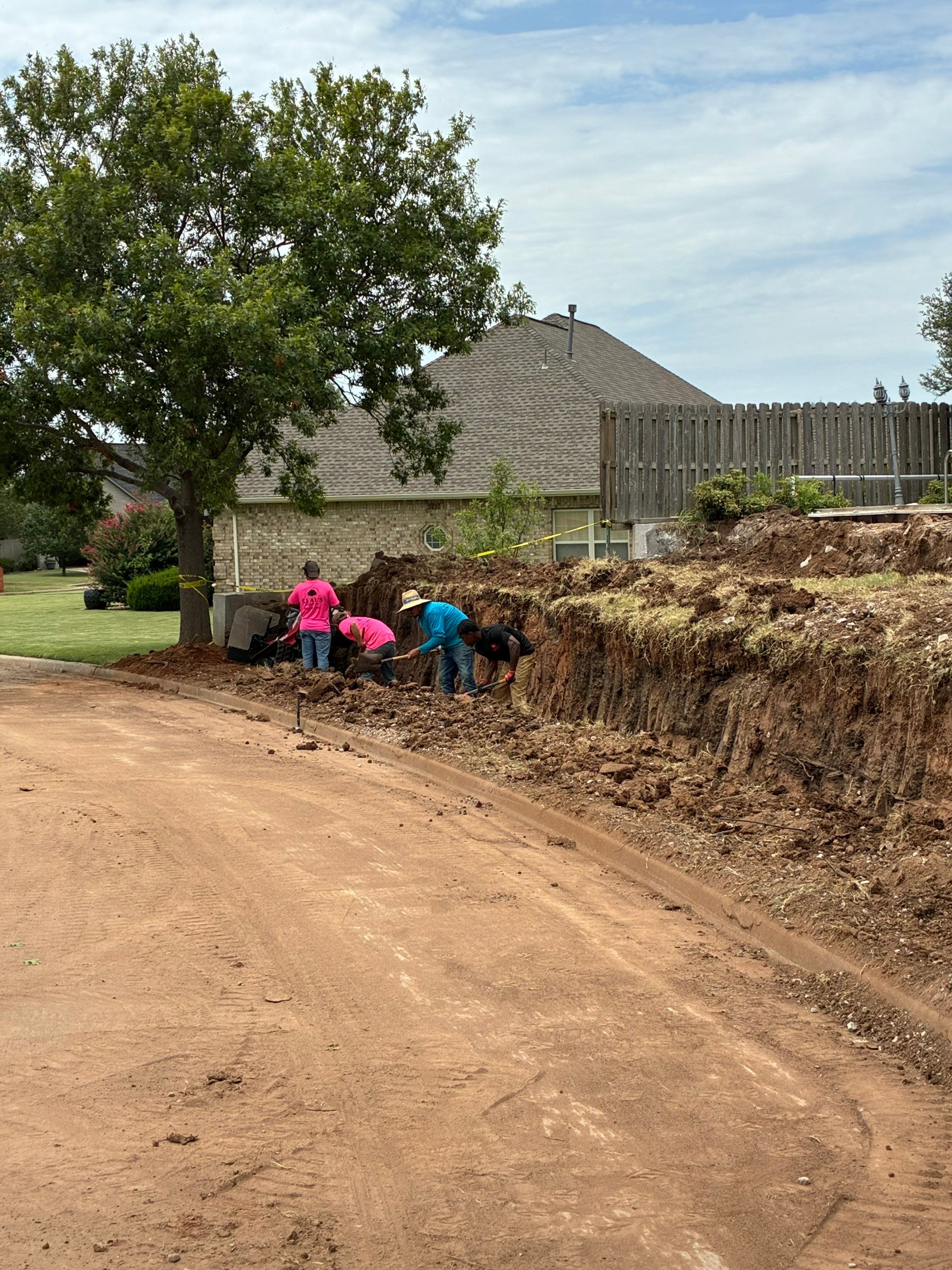 Retaining Wall by Clays Services Inc