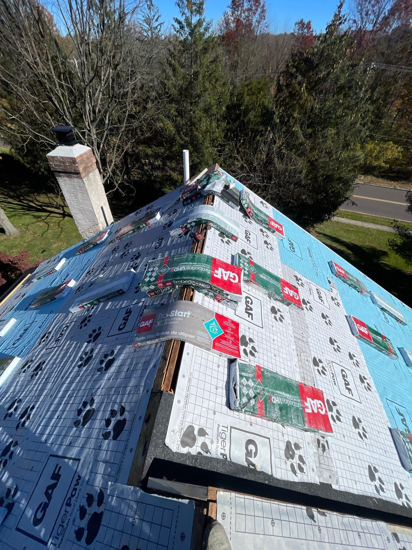 Full Exterior Renovation with GAF Roofing System in North Wales by North Star Roofing