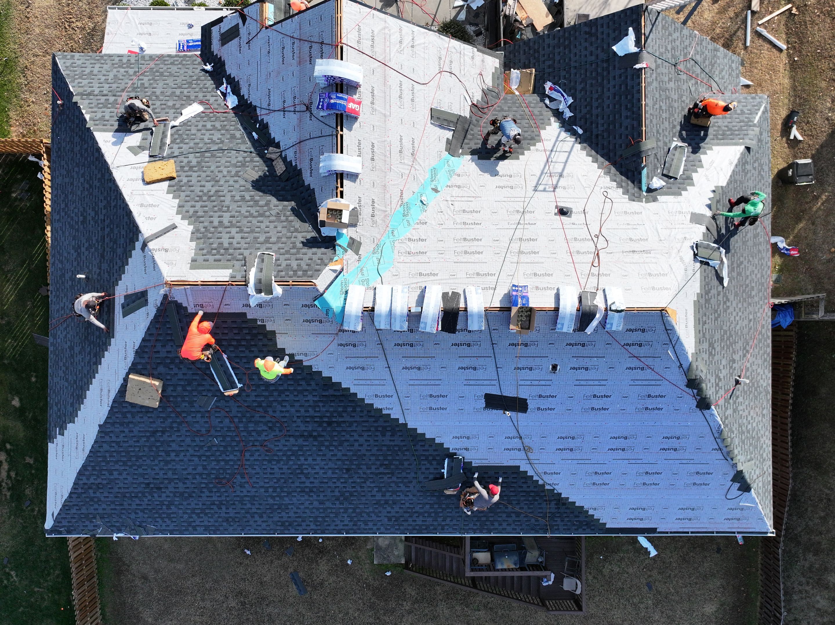 GAF Timberline HDZ in Charcoal by Element Pros Roofing, LLC