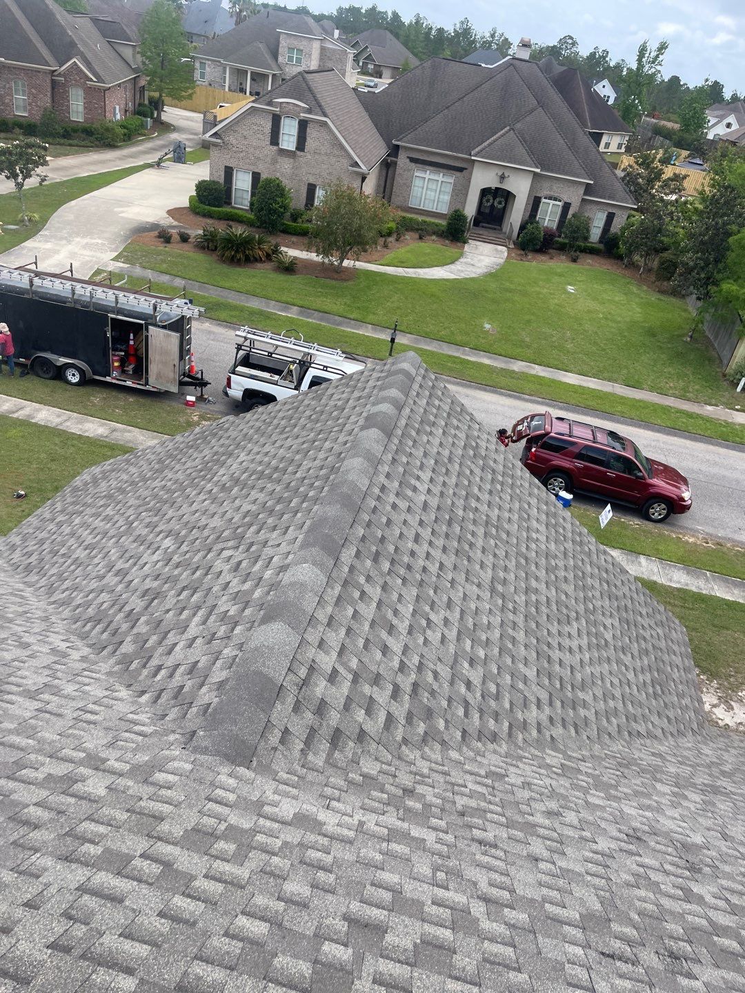 Residential Roofing Installation using Roof Replacement by American Roofing & Construction LLC