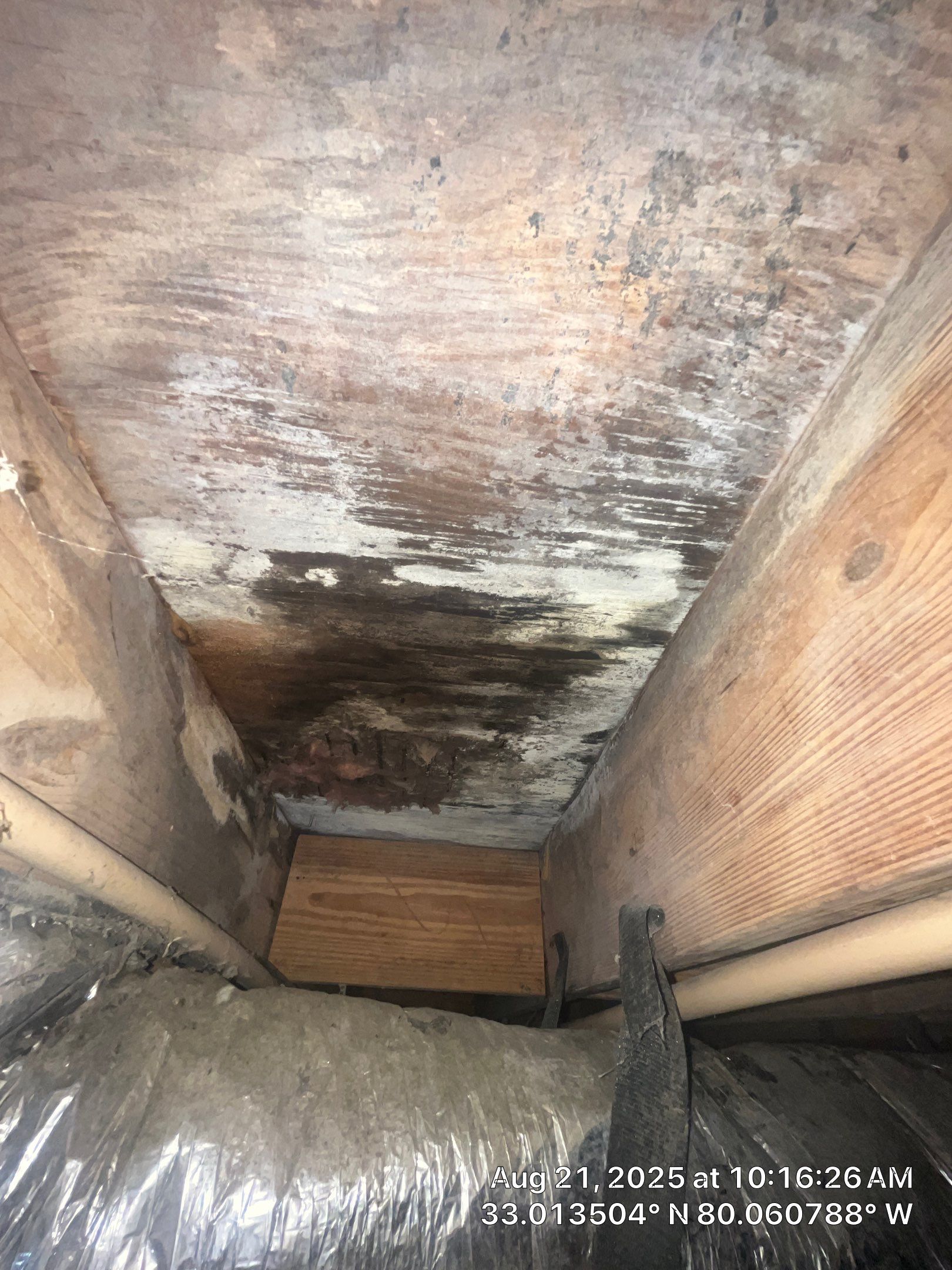 Crawlspace Remediation & Encapsulation with ductwork replacement by EAS Environmental, LLC.