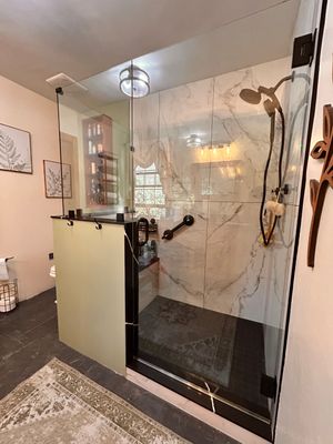 Frameless Shower Enclosure