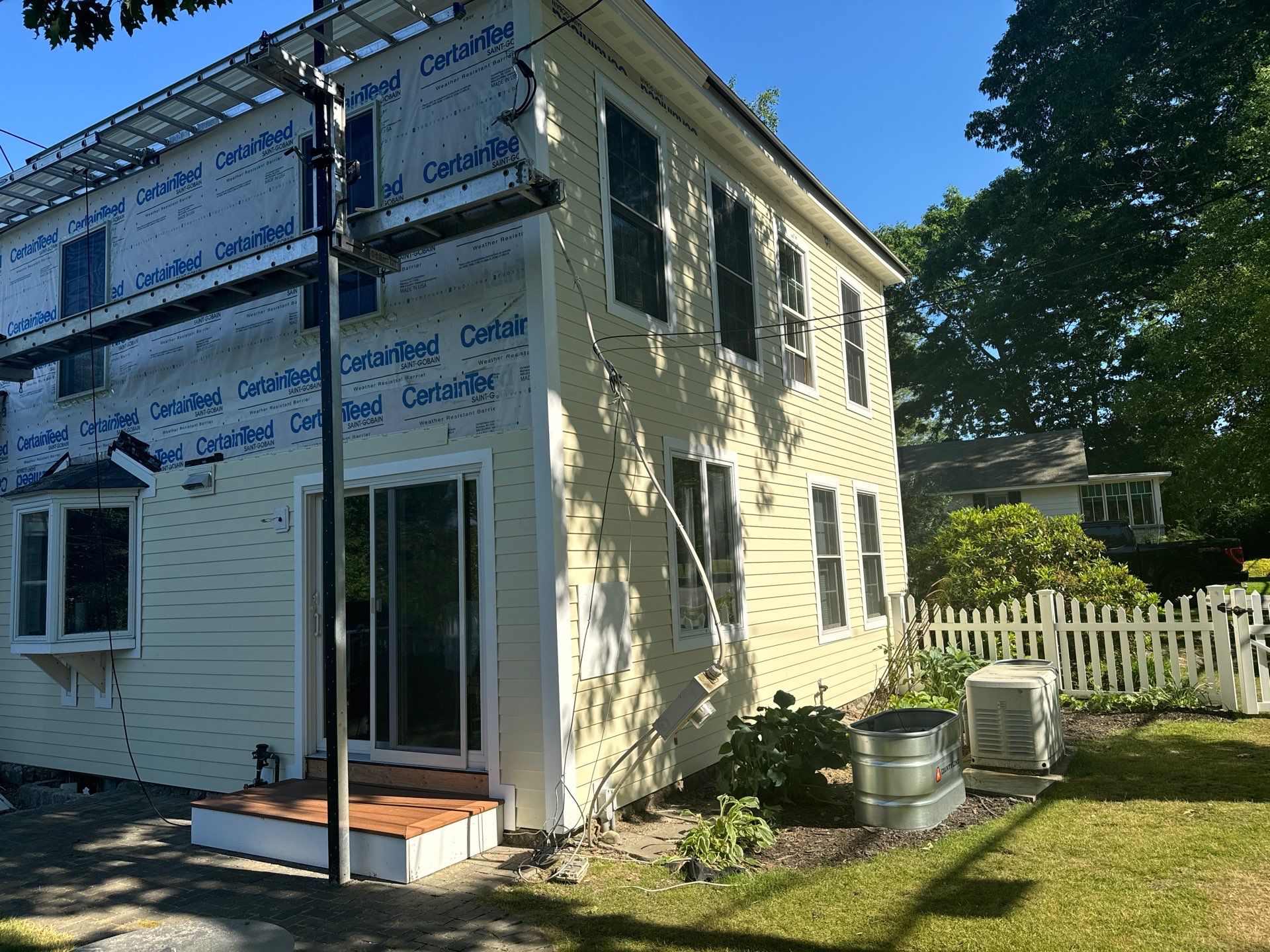 Everlast Siding, and New Asphalt Roofing in New Castle, NH by Tall pine roofing