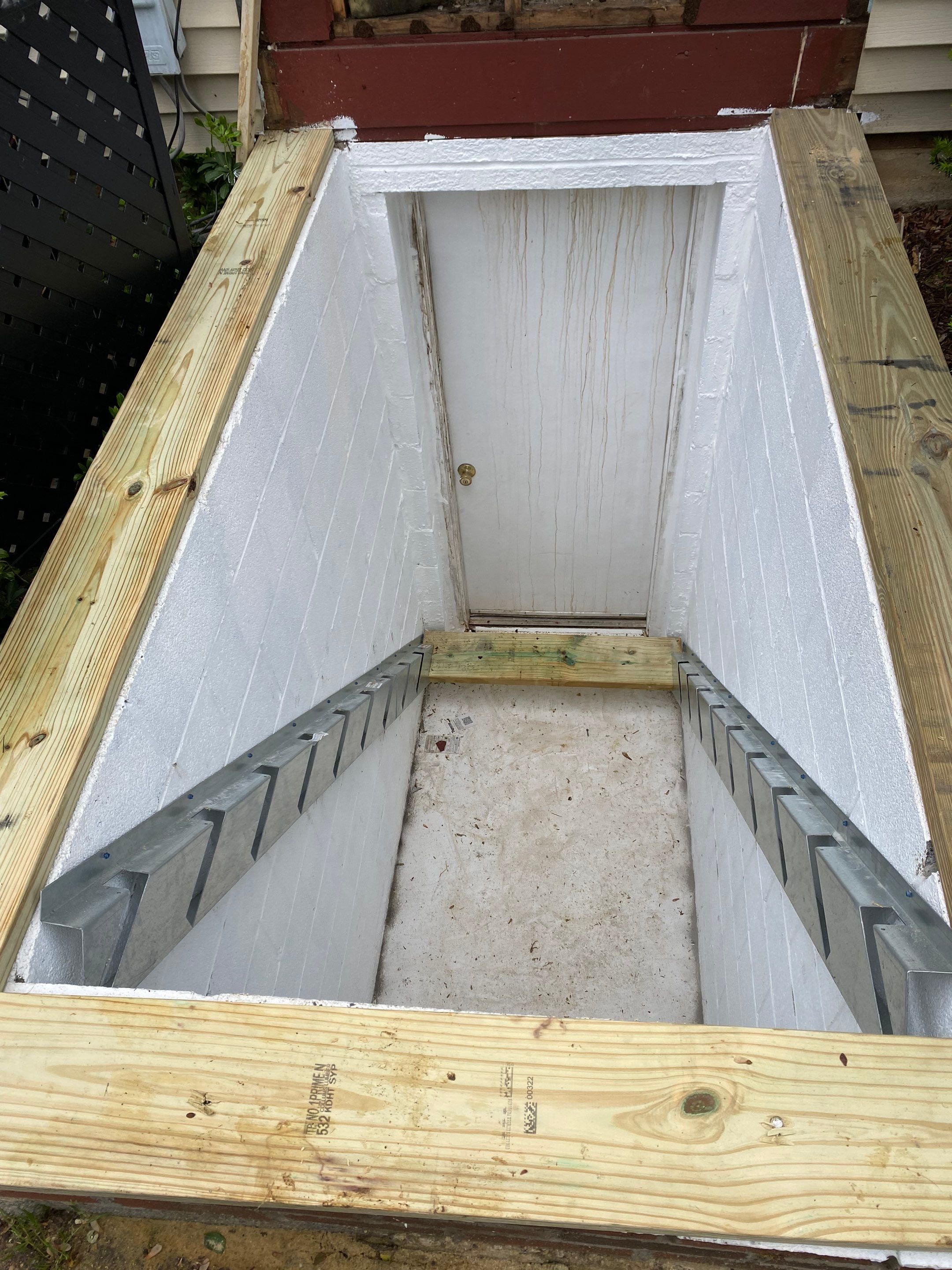 New Bilco doors to basement & new front porch posts by The Smet Companies, LLC