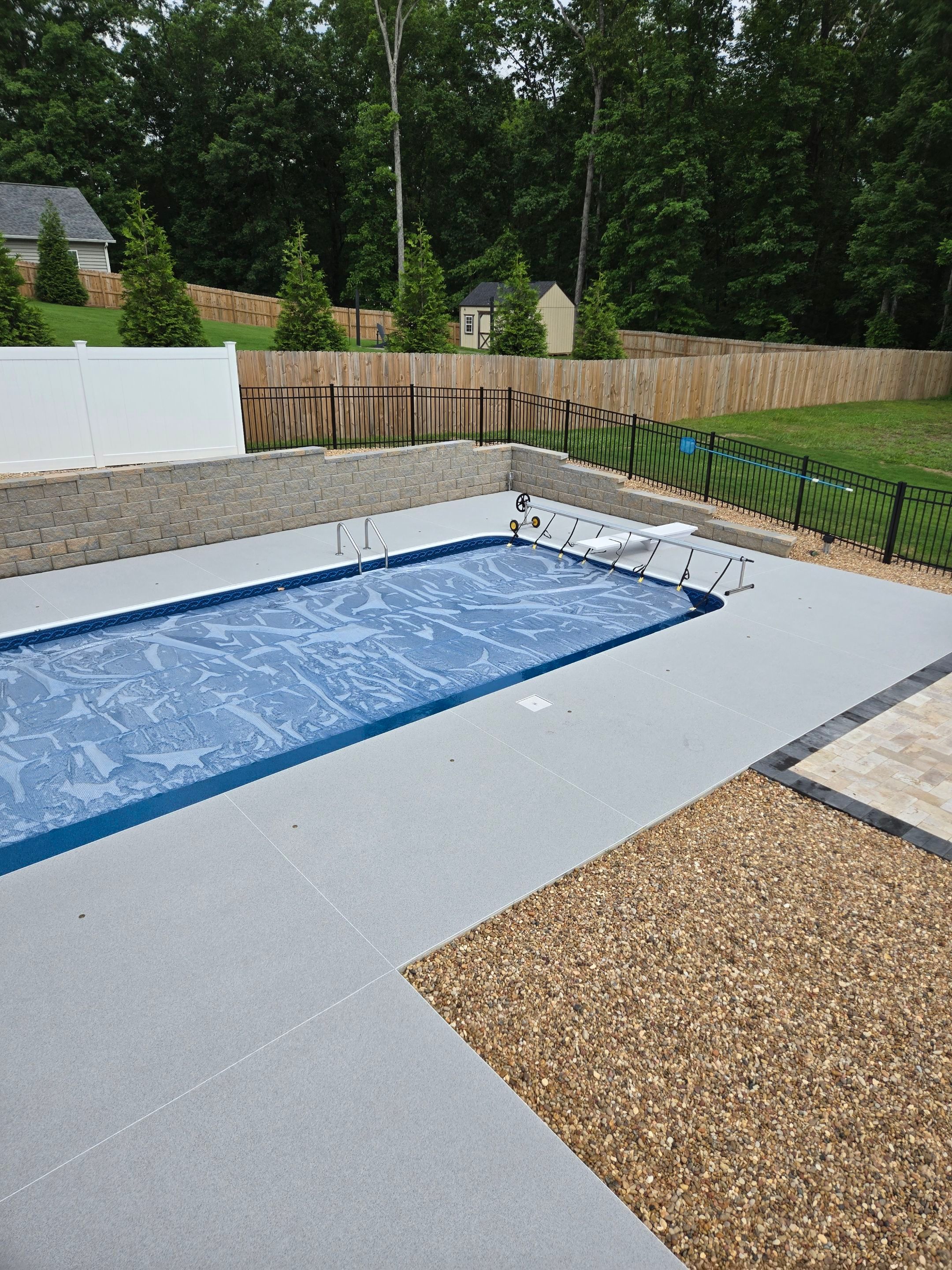 Pool Deck using Quicksand by Elite Floor Solutions