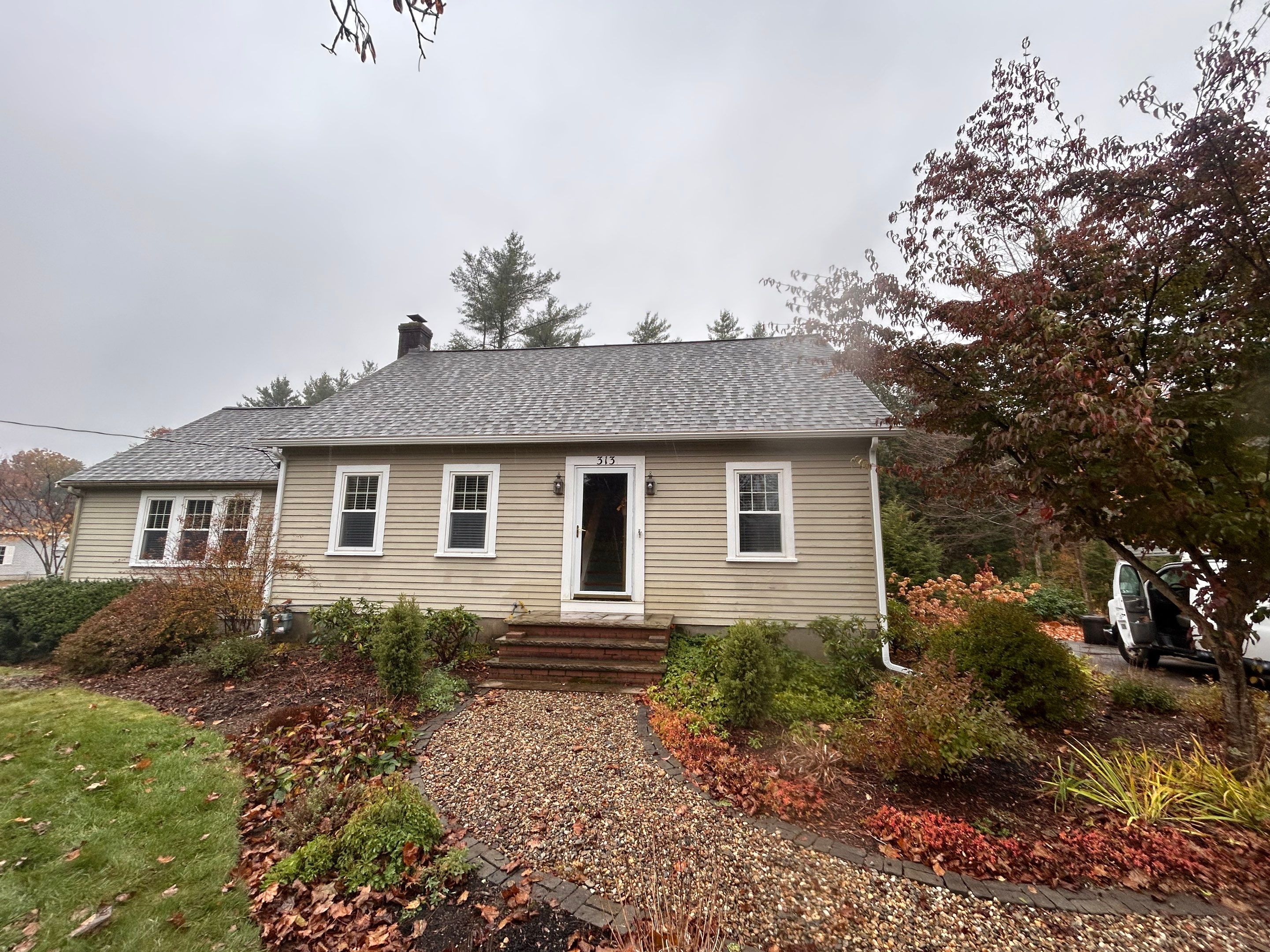 Groton Gutter Replacement - Front & Back Main Home by Mighty Dog Roofing of Greater Middlesex County