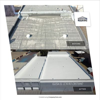 Commercial Roofing Installation in DeQueen, AR, using 50 mil PVC