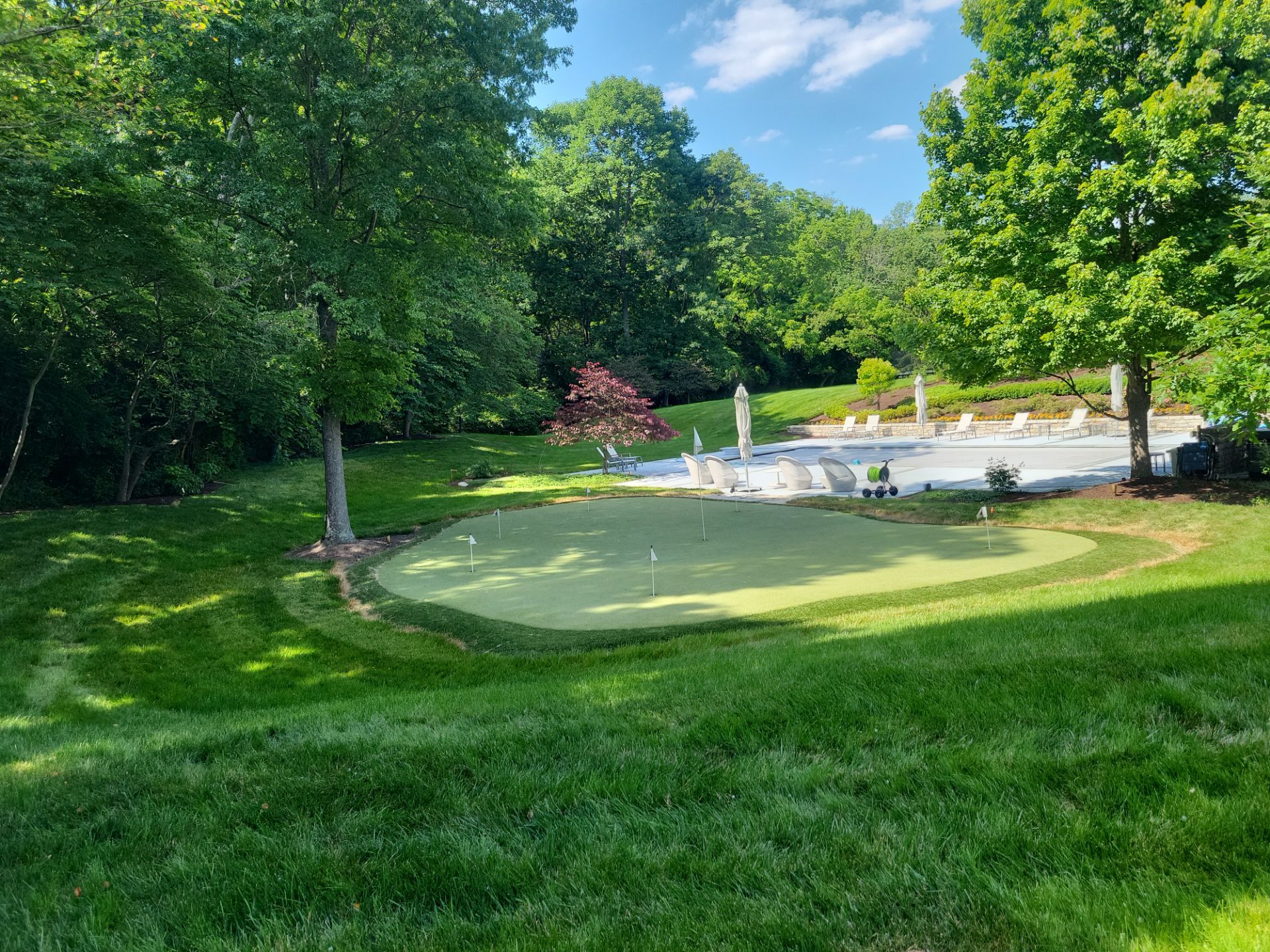 Residential Putting Green Maintenance (2010 Green Installation) by Southwest Greens Midwest