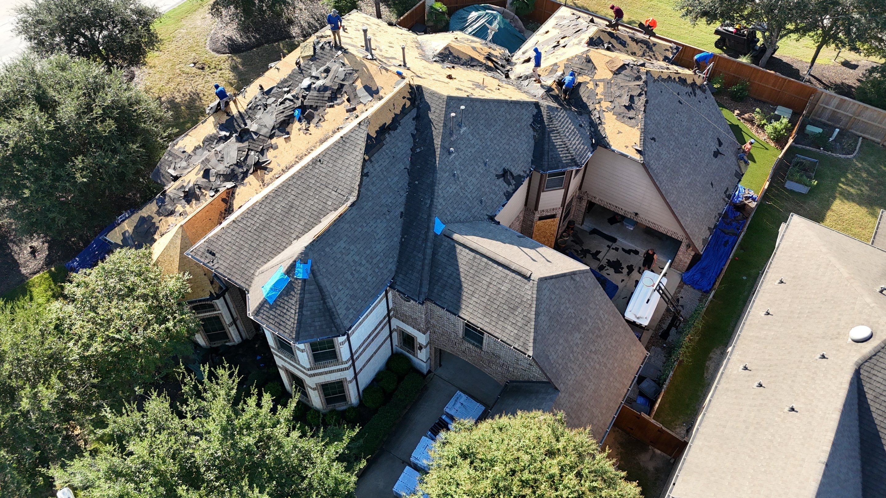 Residential Roofing Installation using IKO Dynasty by Core Four Roofing
