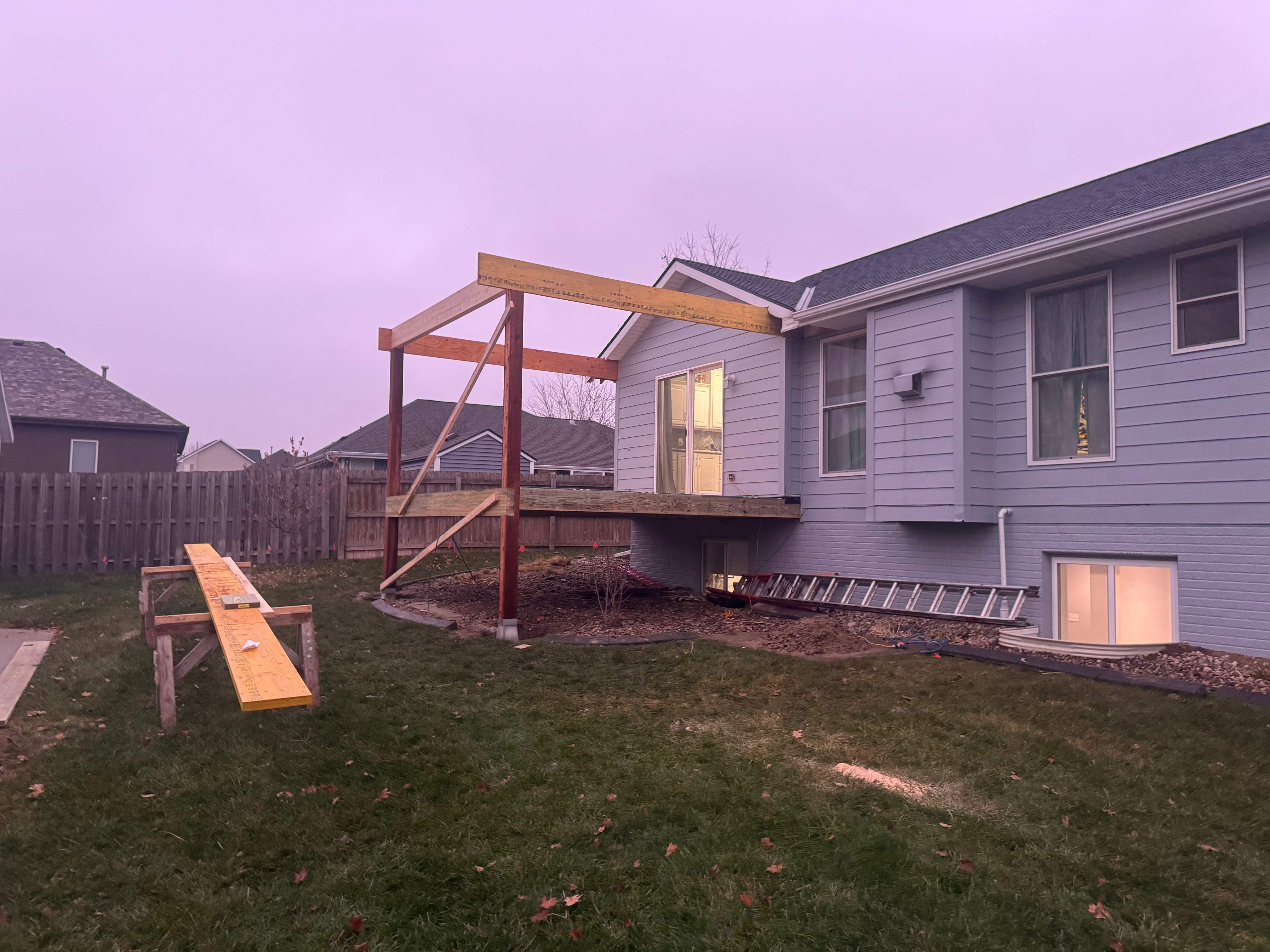 Covered Deck Addition by EAGLE EYE ENTERPRISES