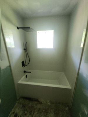 Bathroom Remodel using Bathtub