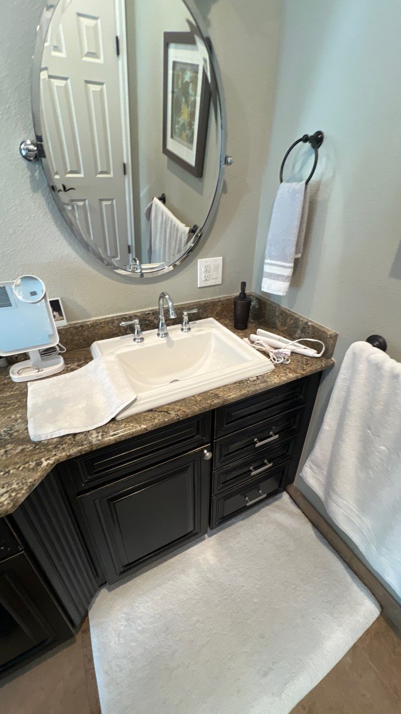 Two Bathroom Remodel  by Plumbing Connect Systems LLC