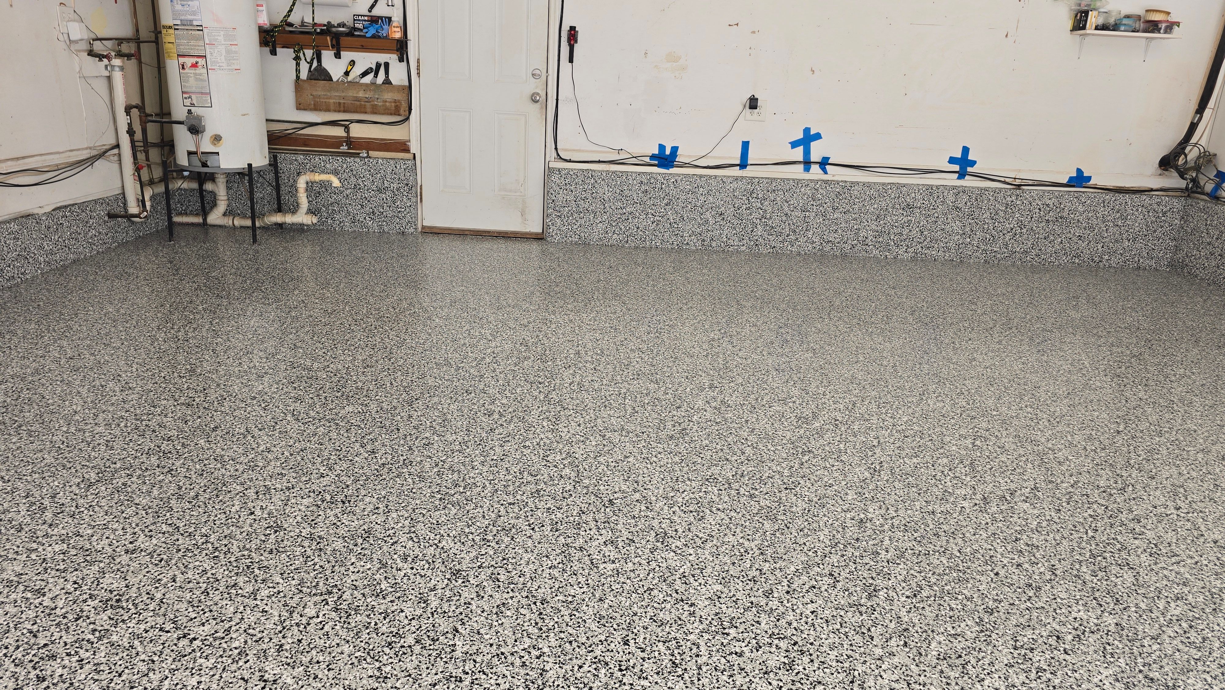 Garage using Domino by Elite Floor Solutions