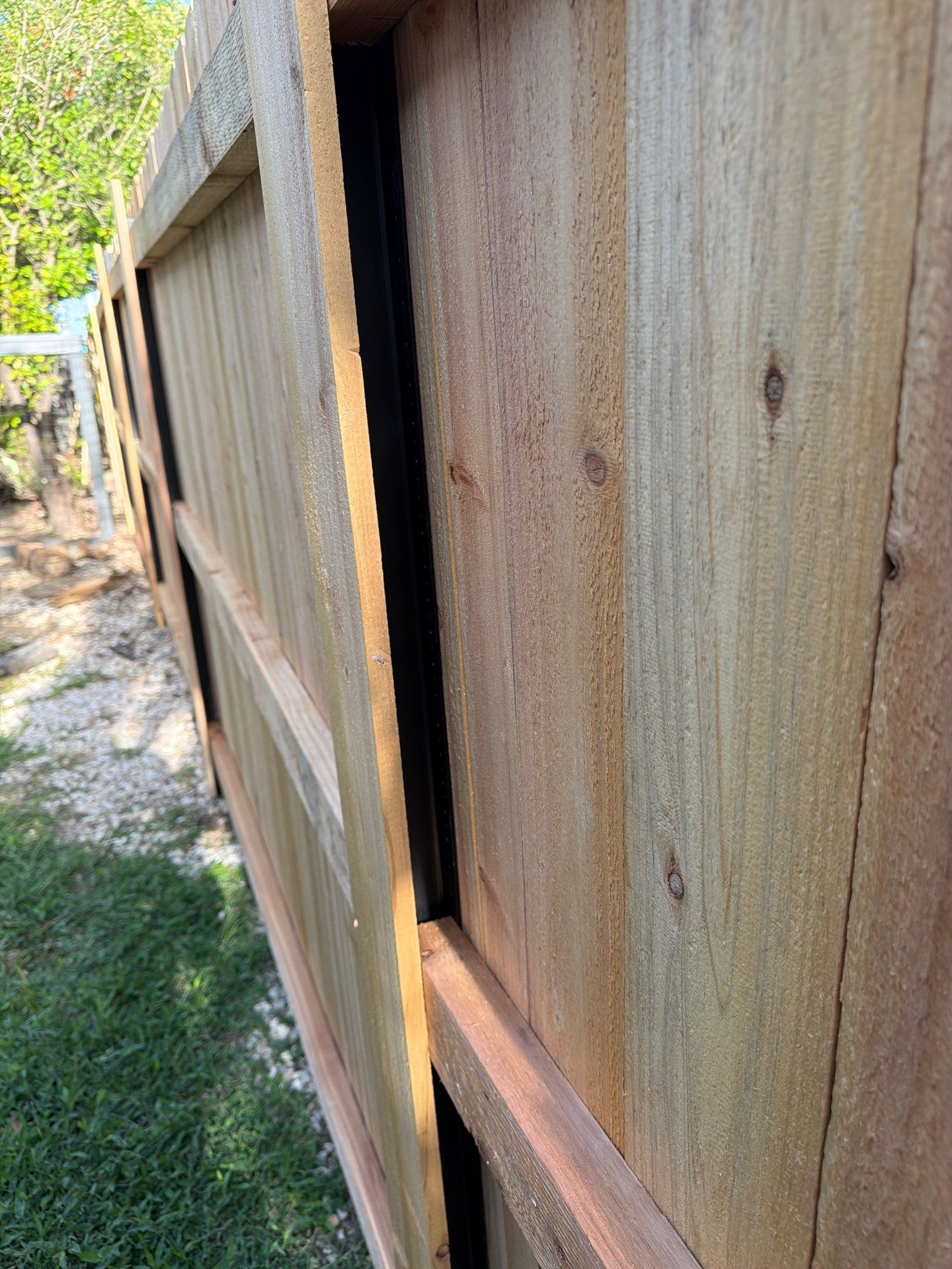 Custom Cedar Privacy Fence in Hutto by Rhino Home Care