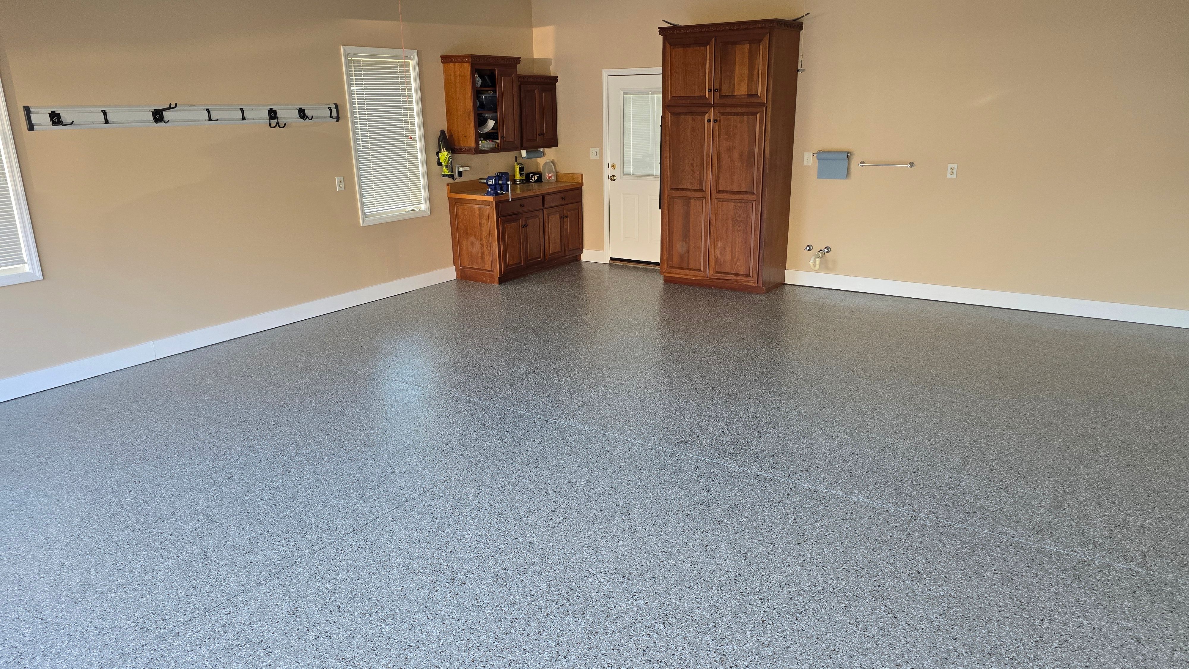 Garage using Creekbed by Elite Floor Solutions