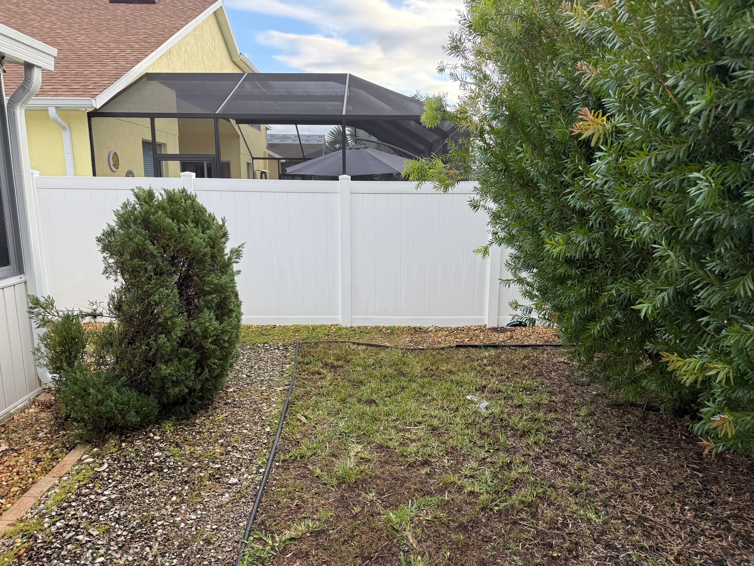 Patio, Vinyl Fence, & Partial House Wash in Creekside, Parrish, FL | Sunshine AquaWash by Sunshine AquaWash