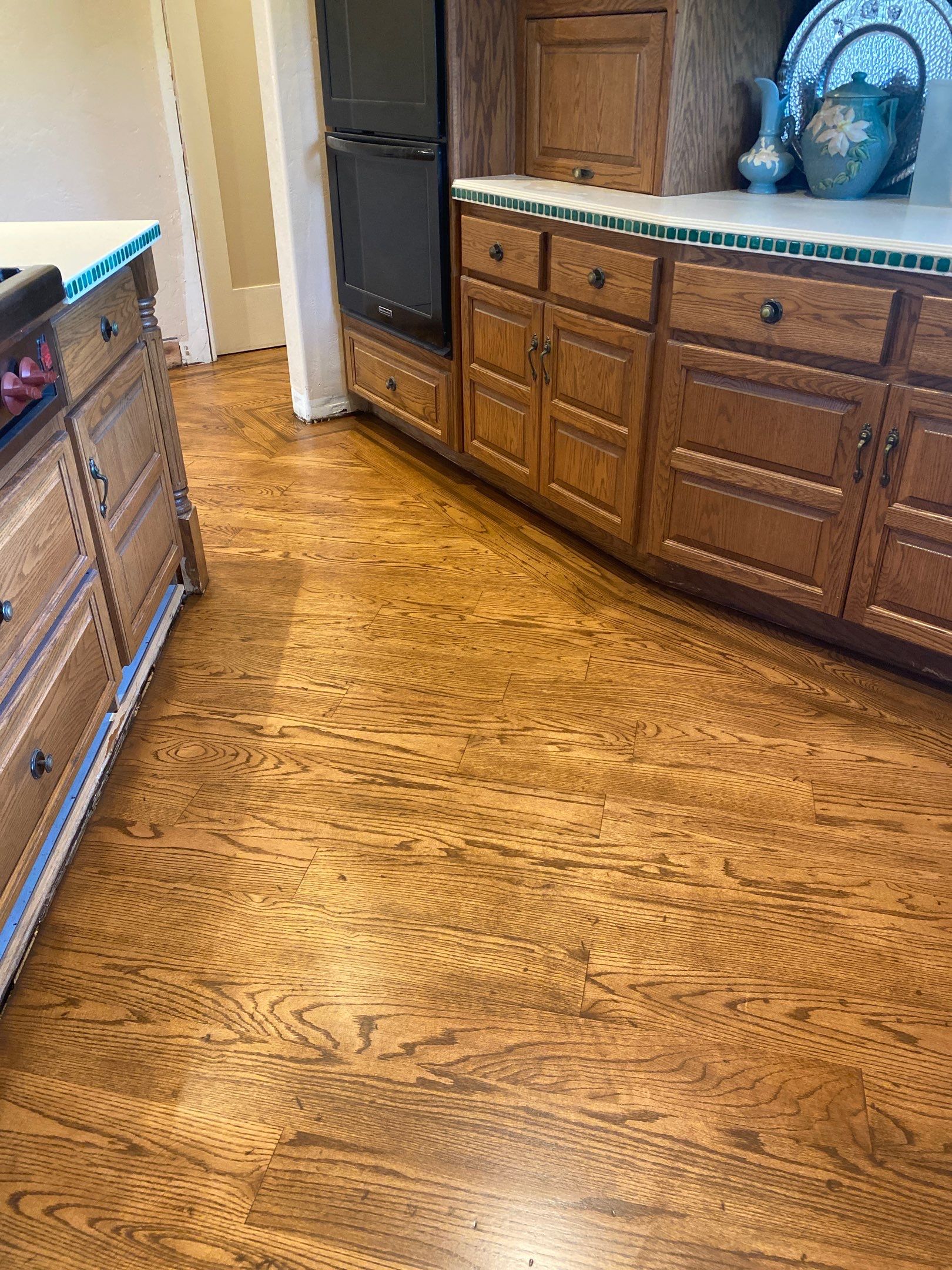 Flood damaged floor repair by Footprints Floors South Sacramento