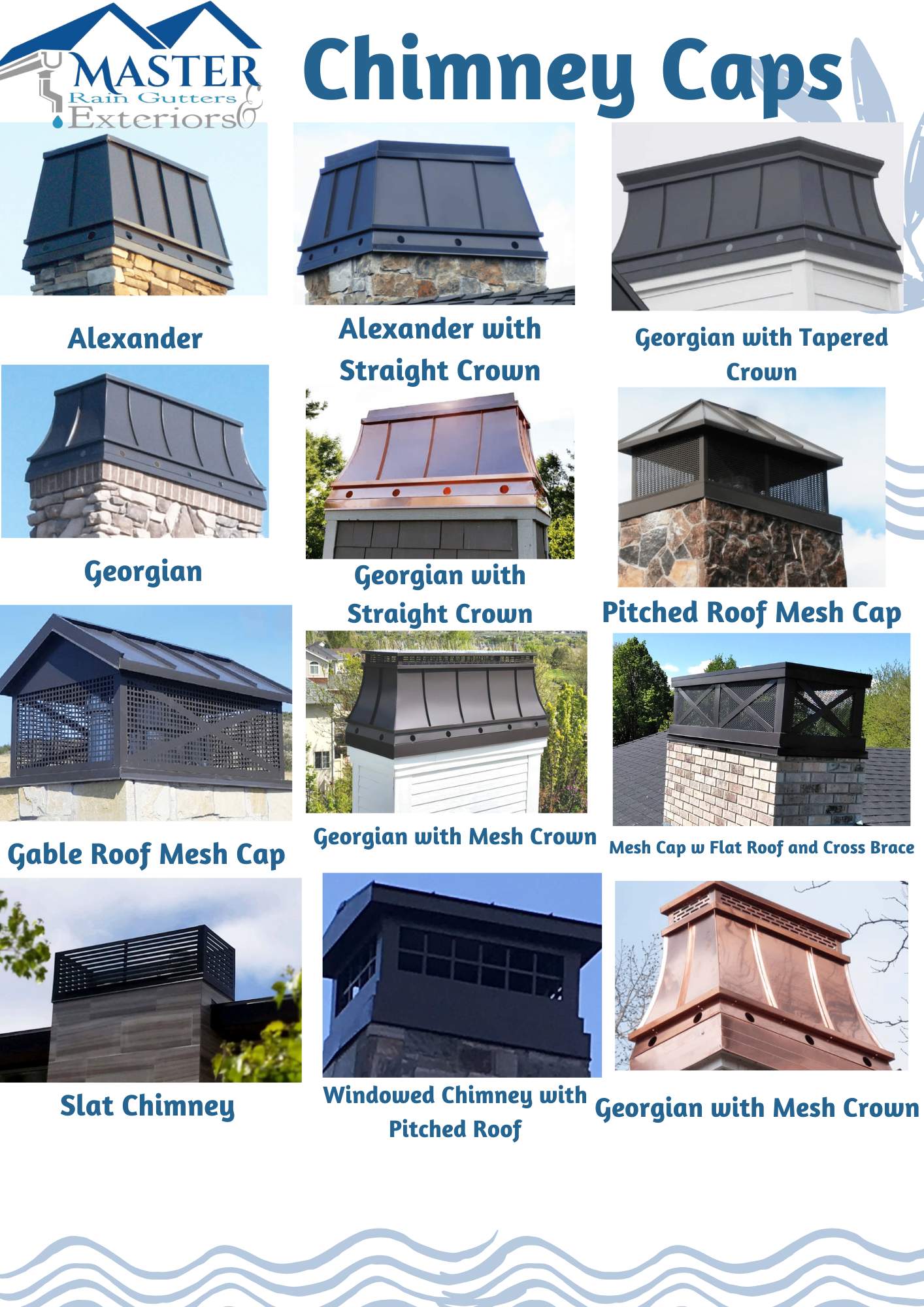 Accesories by Master Rain Gutters.