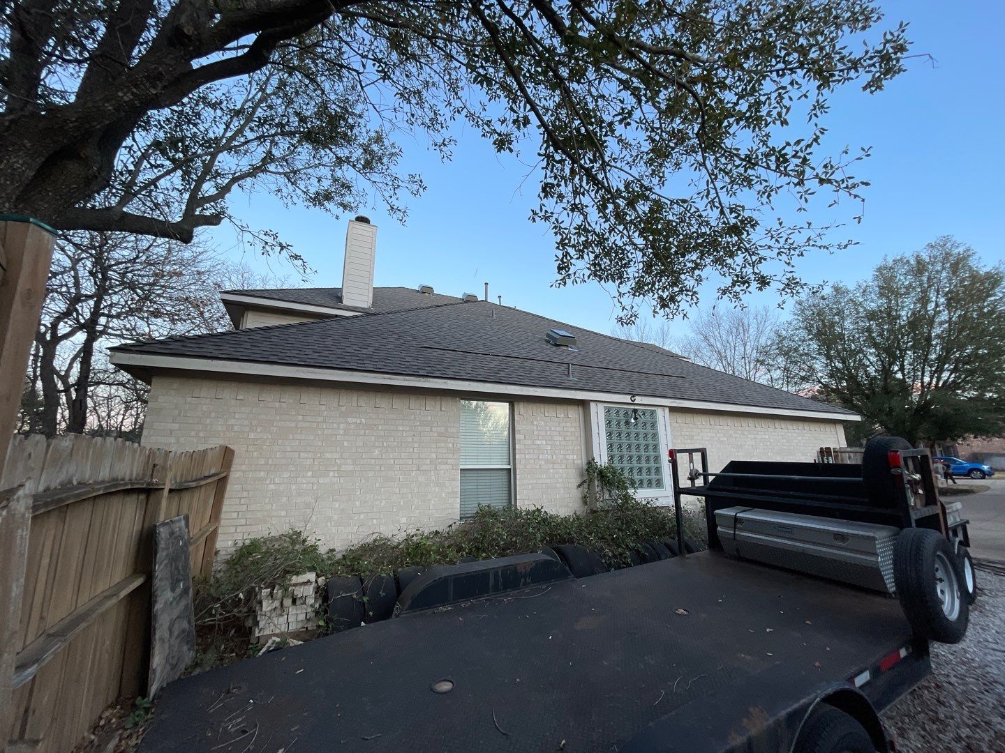 Full Exterior Remodel (Roofing, painting, Gutters) & Interior Damage Repair & Painting by First United Roofing & Construction