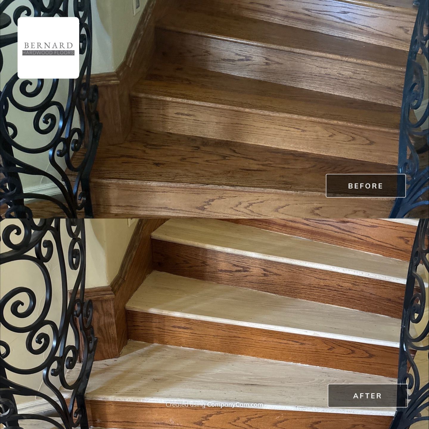 Bleached 5 inch Red Oak #2 by Bernard Hardwood Floors