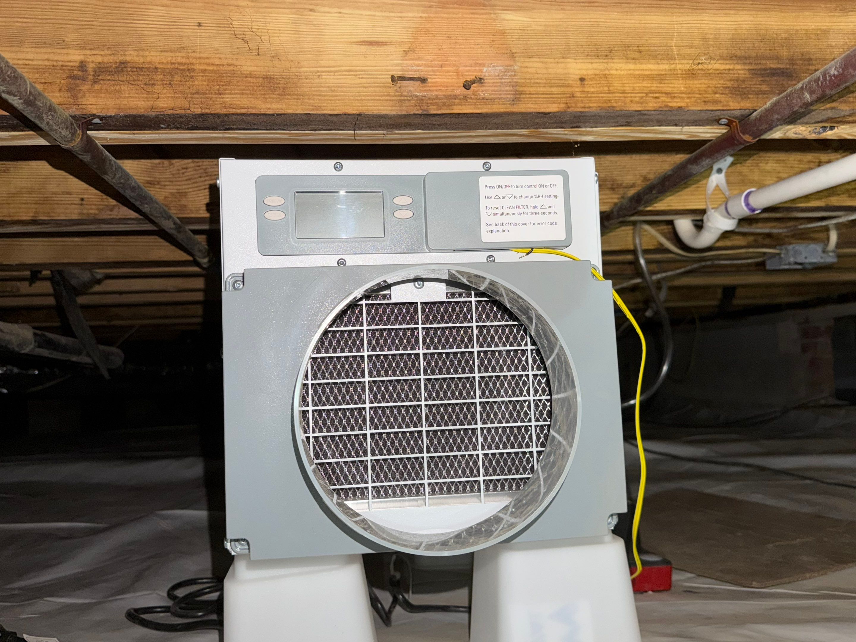 Project in Smithfield by Patriot Crawl Space Repairs