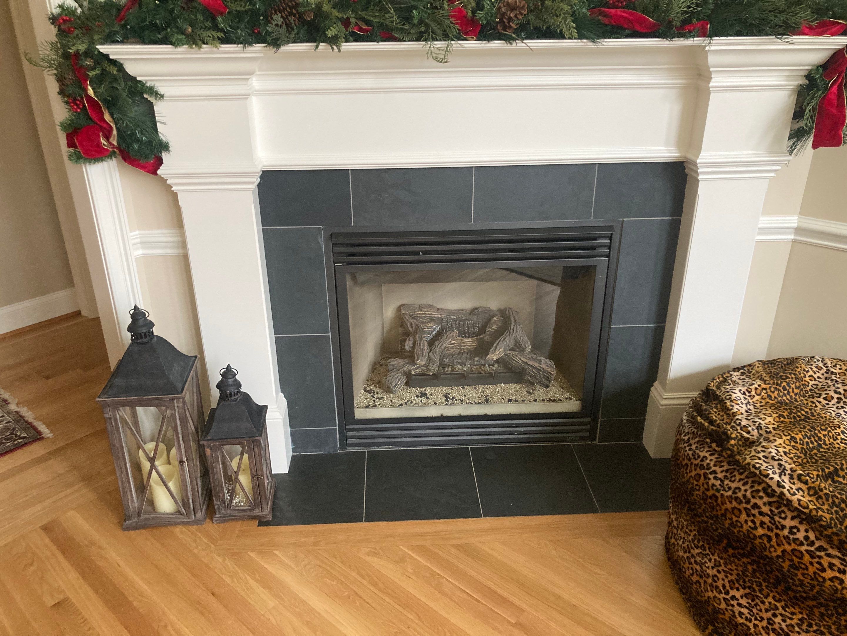New Gas Fireplace Installation  by Neighborhood Chimney Services 