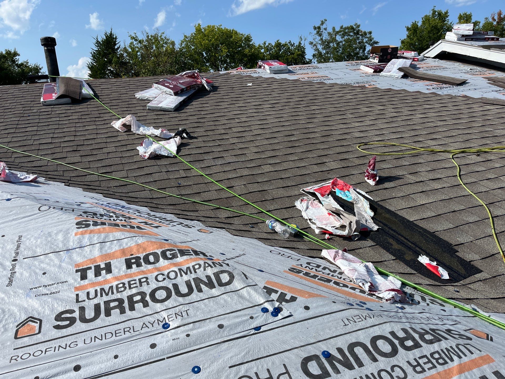 GAF Timberline Architectural Shingle Roof Replacement in Wynnewood by BANA Roofing and Solar Supply