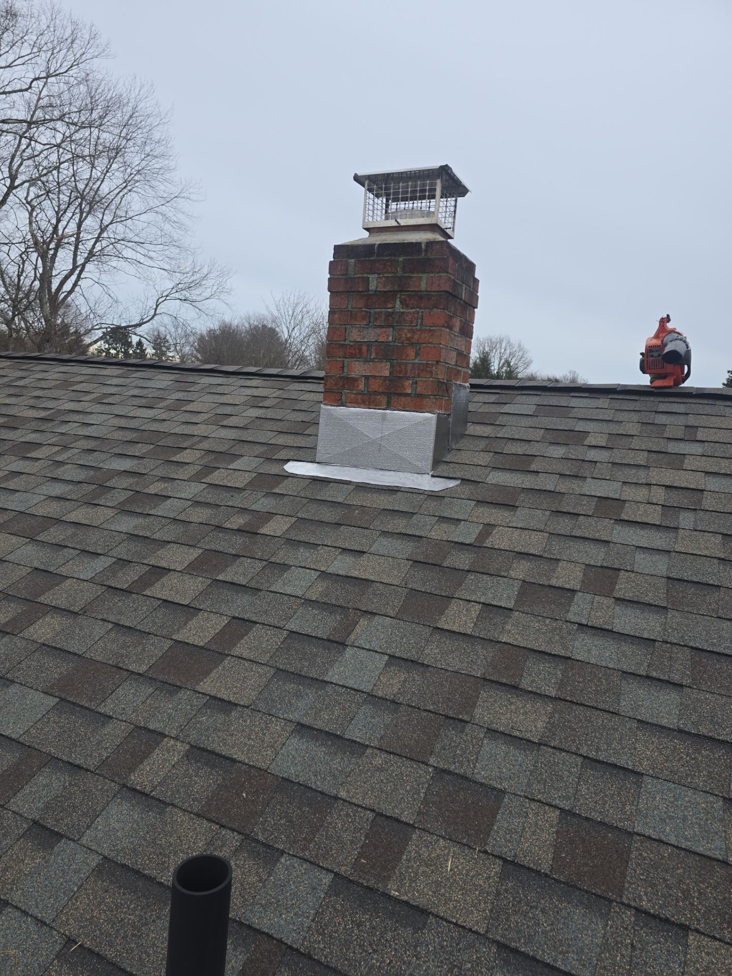 Residential Roofing Installation using Owens Corning Duration Driftwood Siding Installation Using Cedar Impressions Pacific Blue by A Plus Exterior