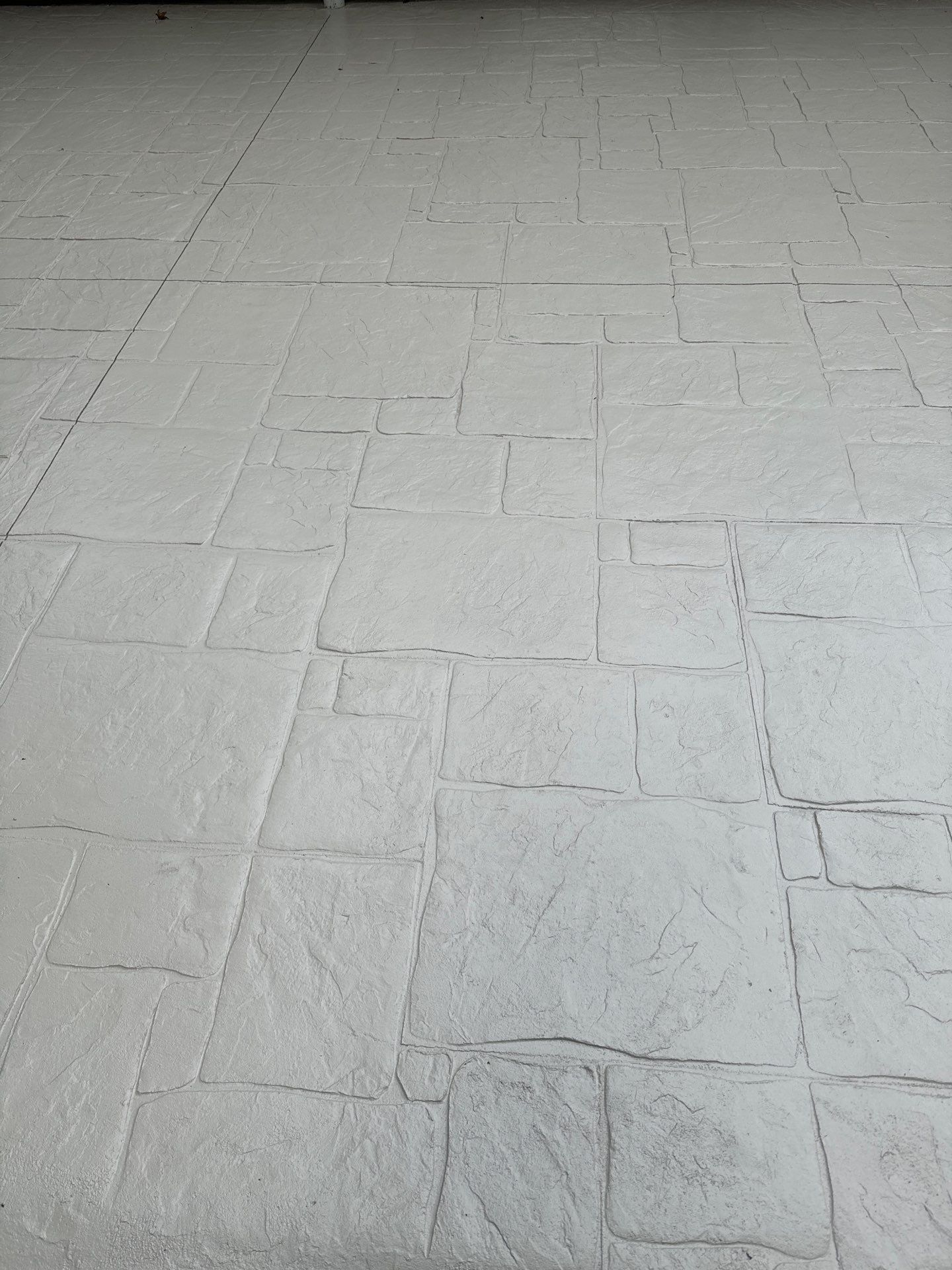 Ashlar Slate Stamped Concrete Patio Installation in Hilton Head Island by Lowcountry Scapes, LLC