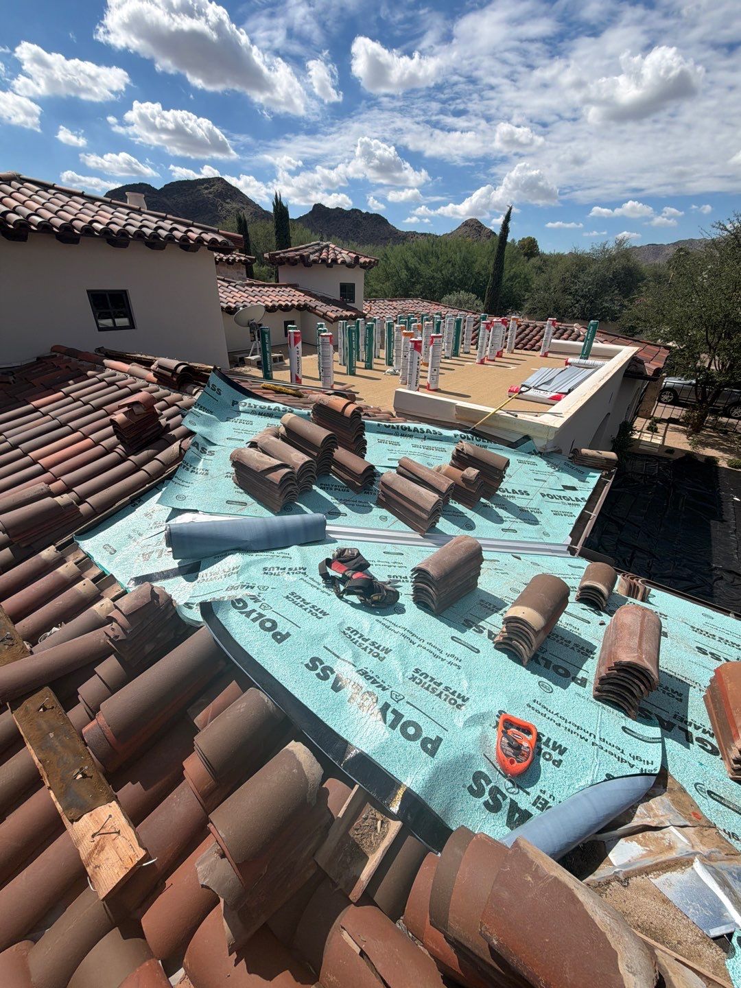 Project in Paradise Valley, AZ by Saint Roofing