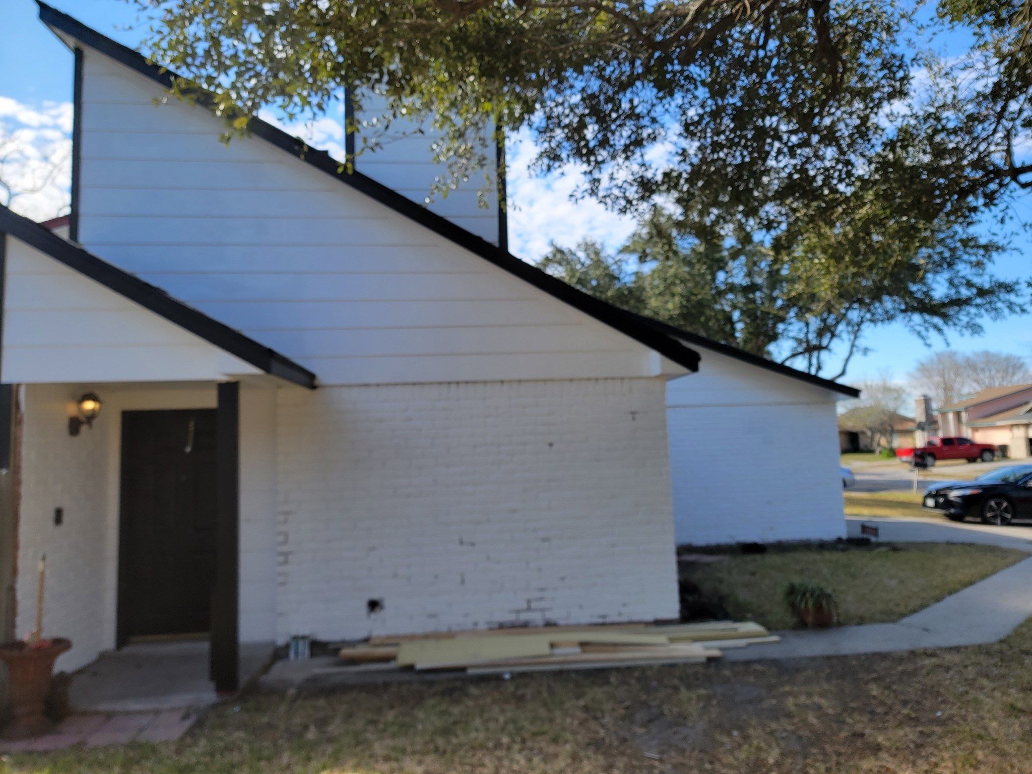 Exterior Transformation- Full Roof Replacment and James Hardie Siding Project by Galvan Roofing and Construction