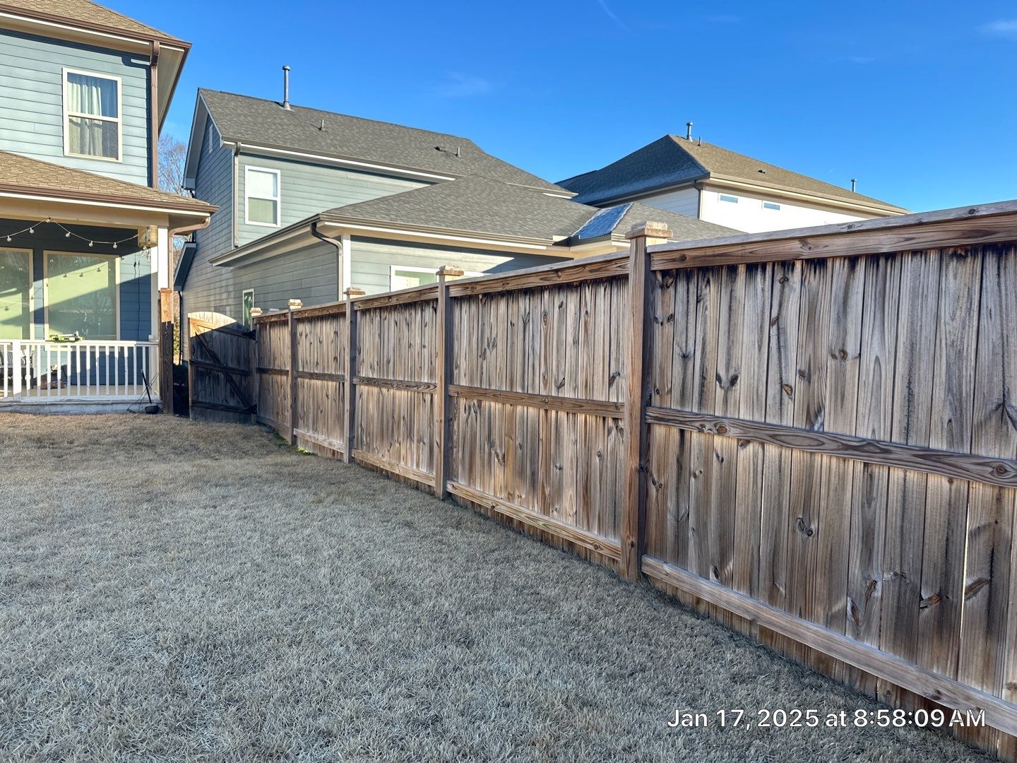 Weathered Fence using Wood Sealant by DuraSeal
