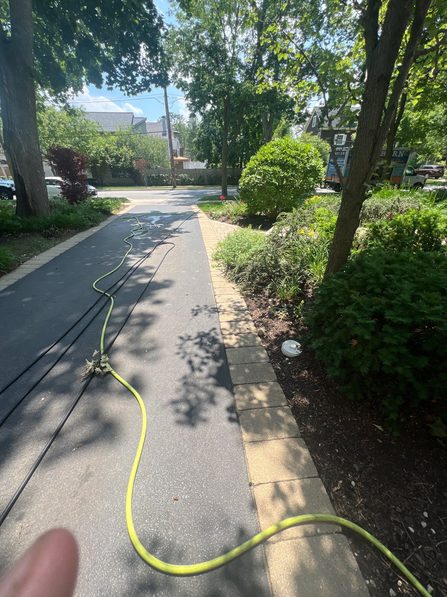 Brick paver clean, sand and seal.  using surebond SB-8700 by Northern Power Washing LLC.