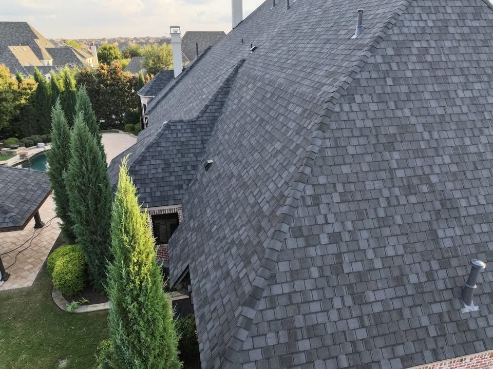 Residential Roof Replacement using CERTAINTEED BELMONT IR BLACK GRANITE by Elite Roofing LLC