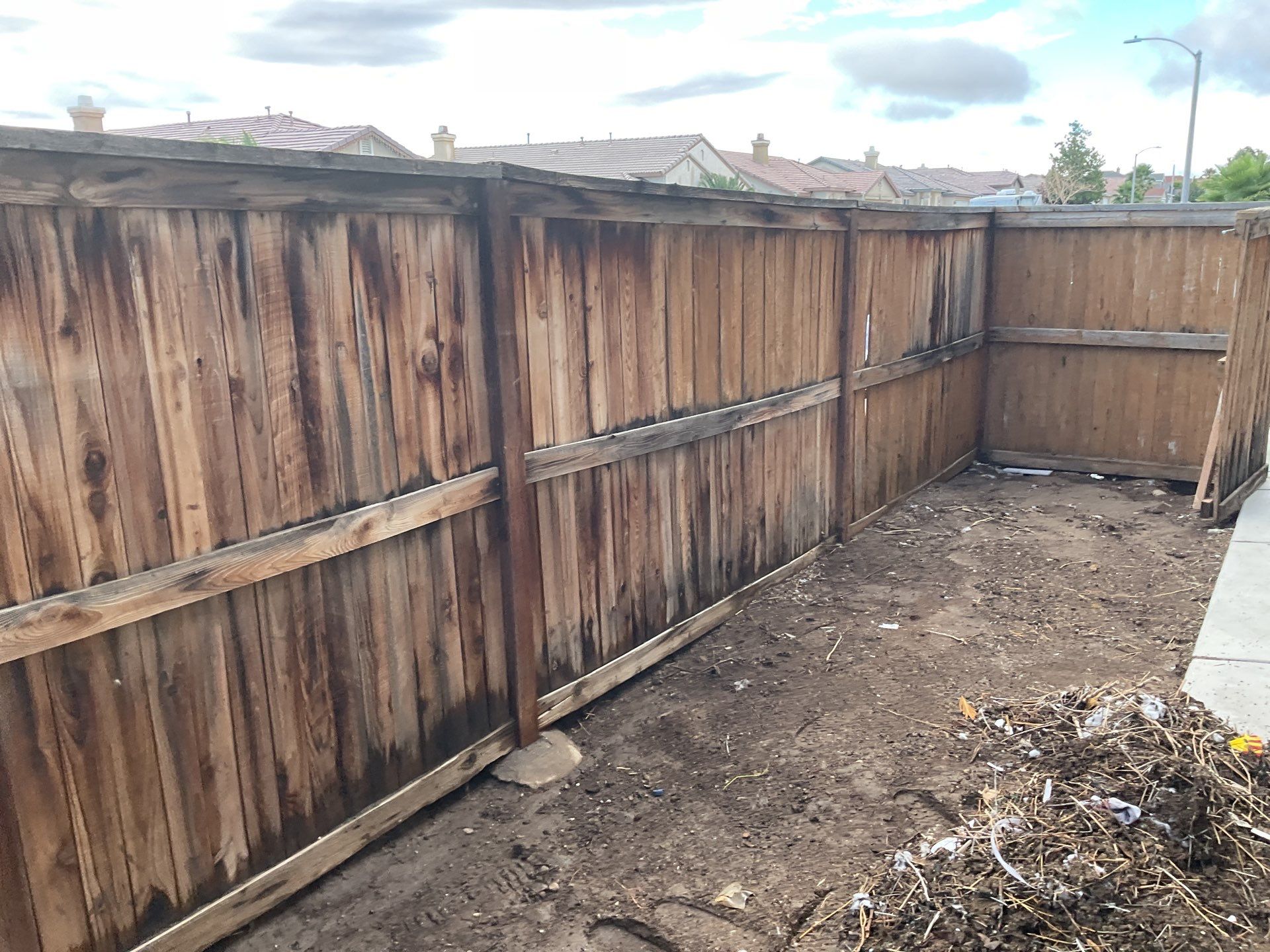 Tan Vinyl by Fence Guys Inc. 