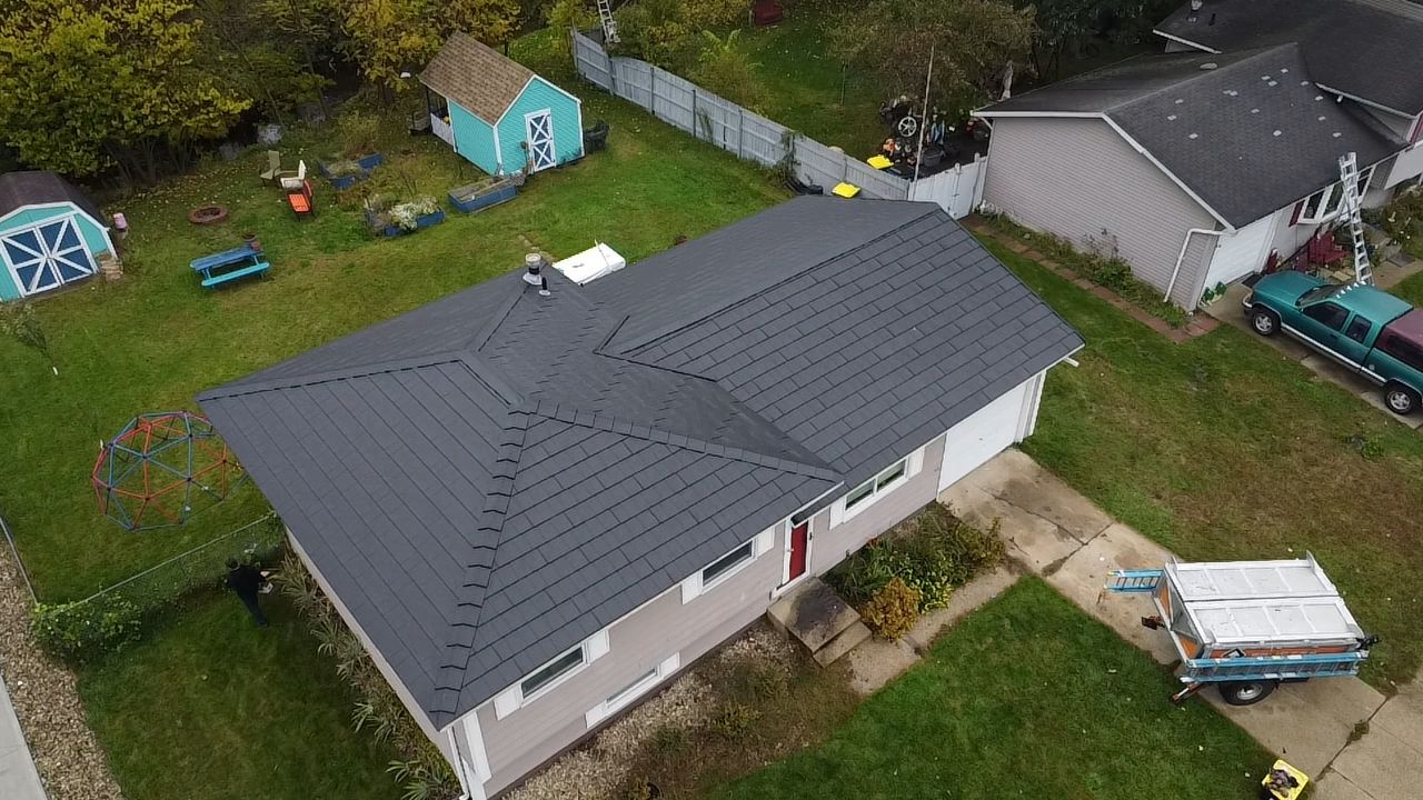 Mishawaka Indiana Metal Slate Roof Installation – Residential Upgrade by 4Ever Metal Roofing