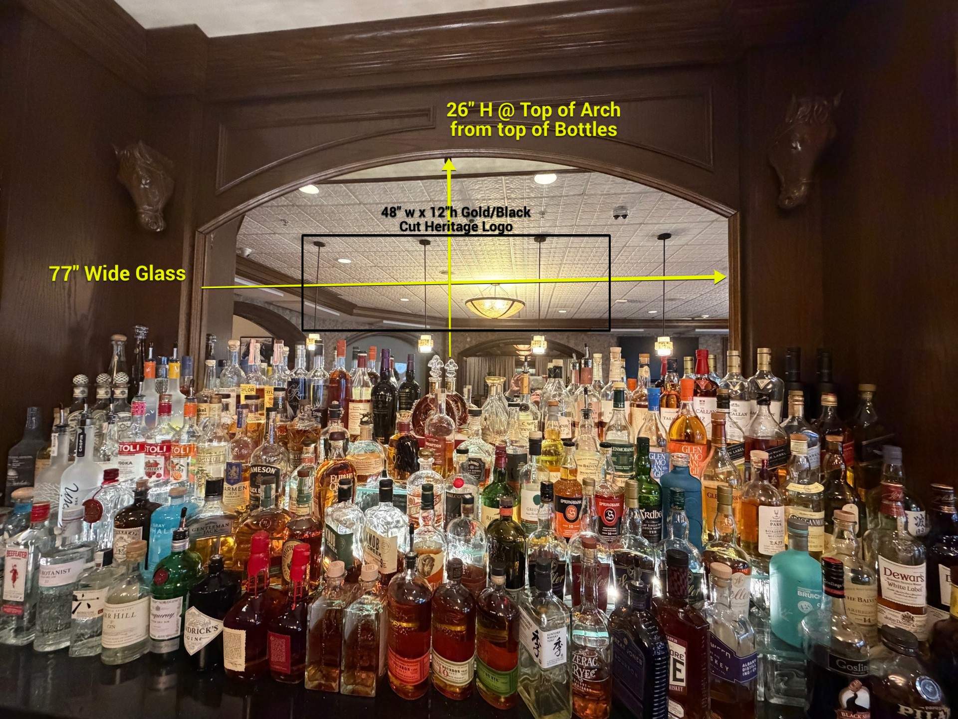 Cut Vinyl Logo at Saratoga National Bar by FASTSIGNS of Saratoga Springs 