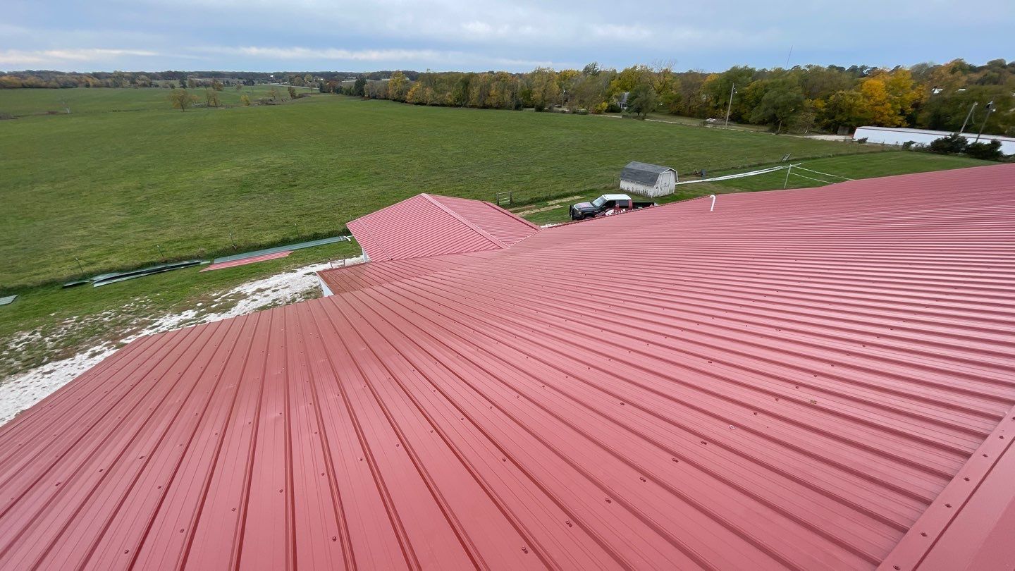 Commercial Roof Metal Replacement - Color Rustic Red  by Titan Commercial & Residential Roofing 