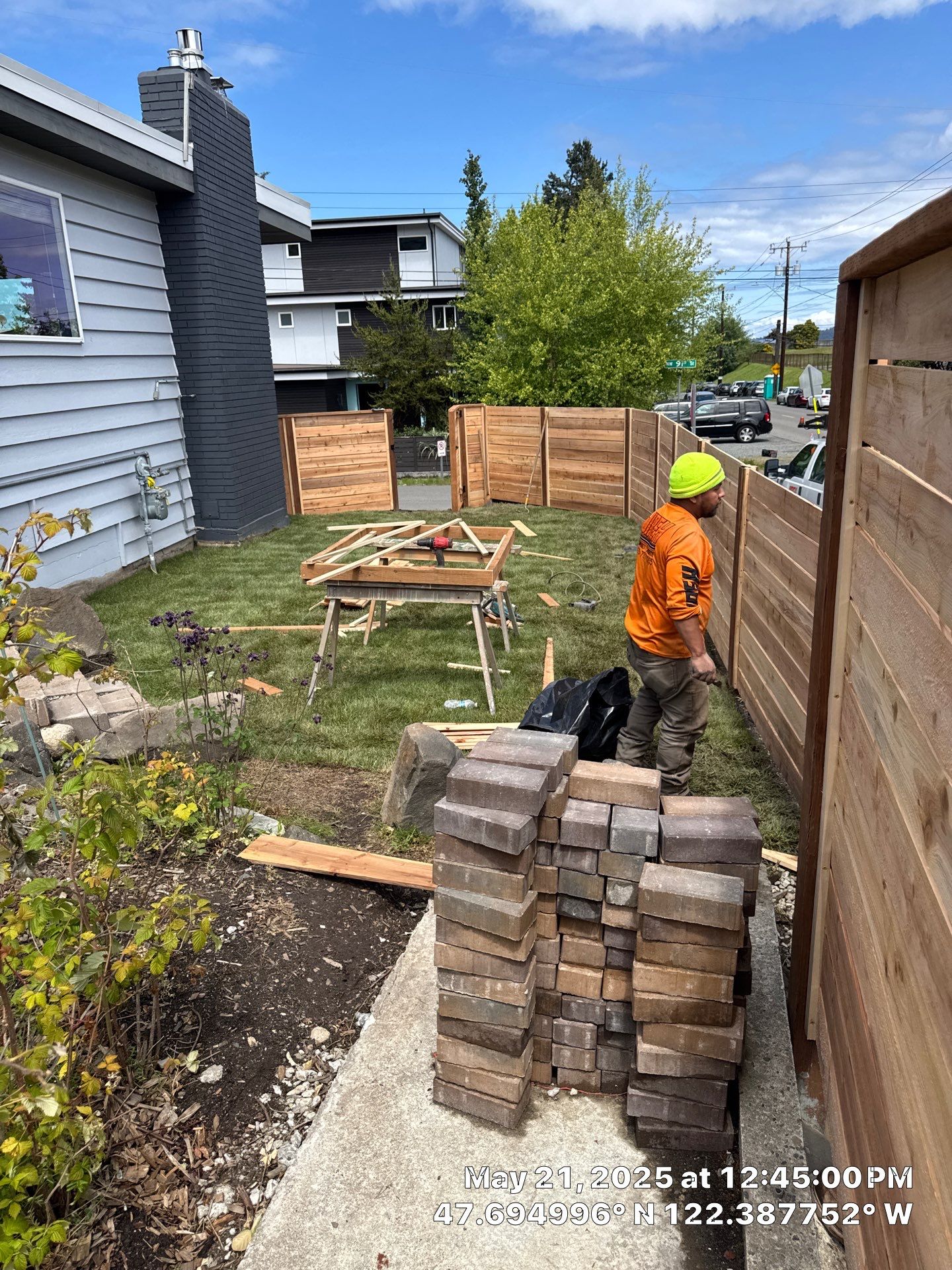 Retaining Wall & Fence Installation  by Jireh Asphalt & Concrete Inc 