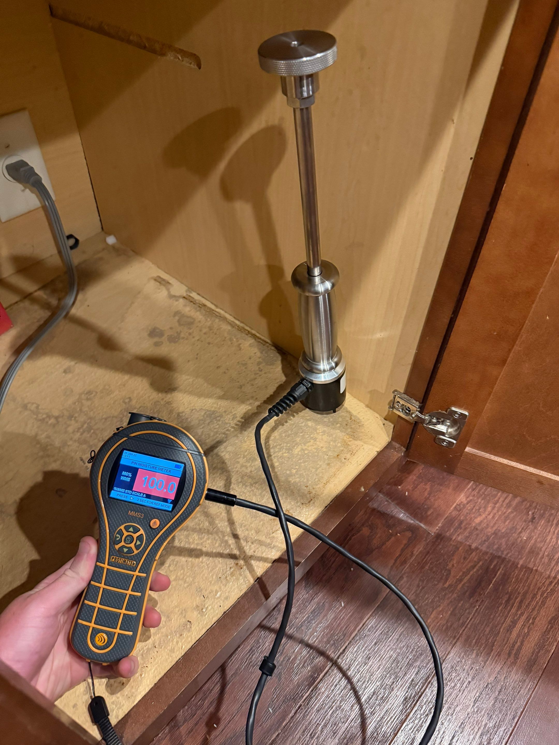 Water Damage in Kitchen area by Restoration Damage Pros of Atlanta