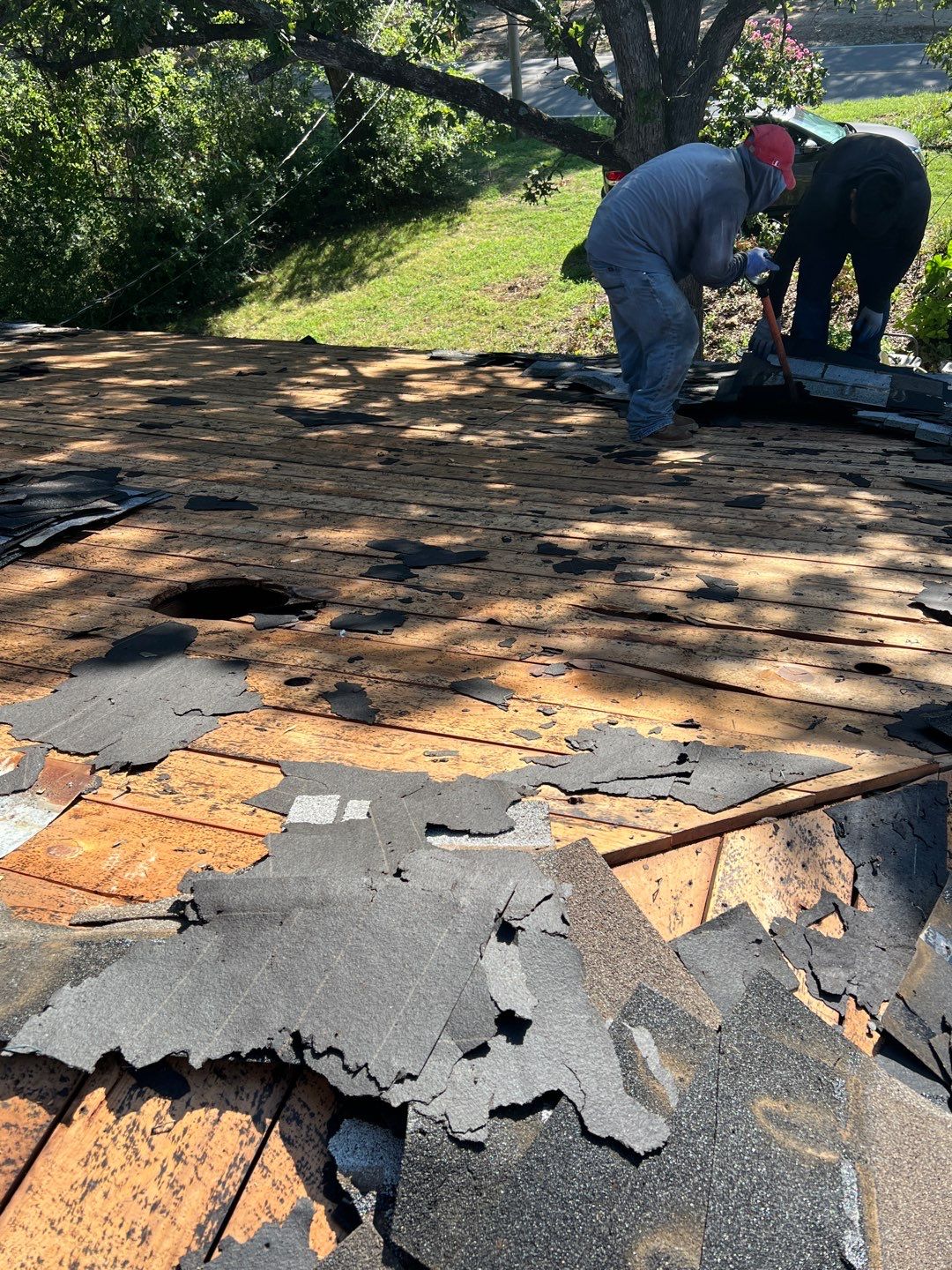 Residential Roofing Installation using GAF Natural Shadow  by A & H Roofing and Contracting