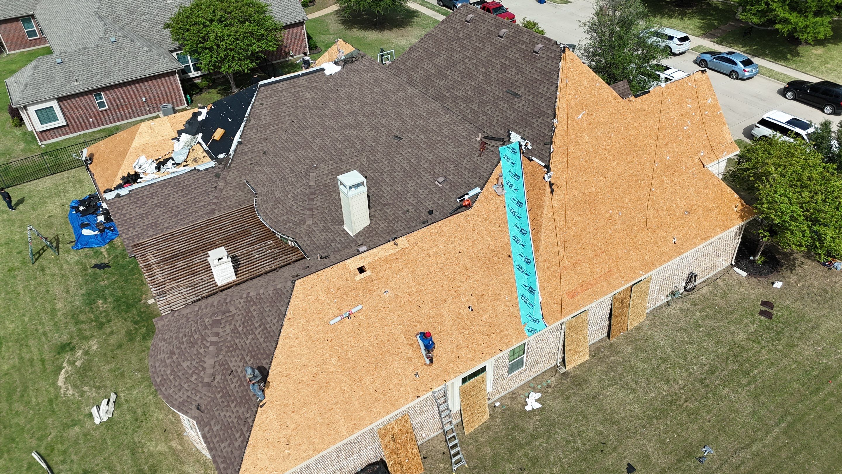 Residential Roof Replacement, and Full Exterior Restoration Wylie, Texas by Springtree Restoration 