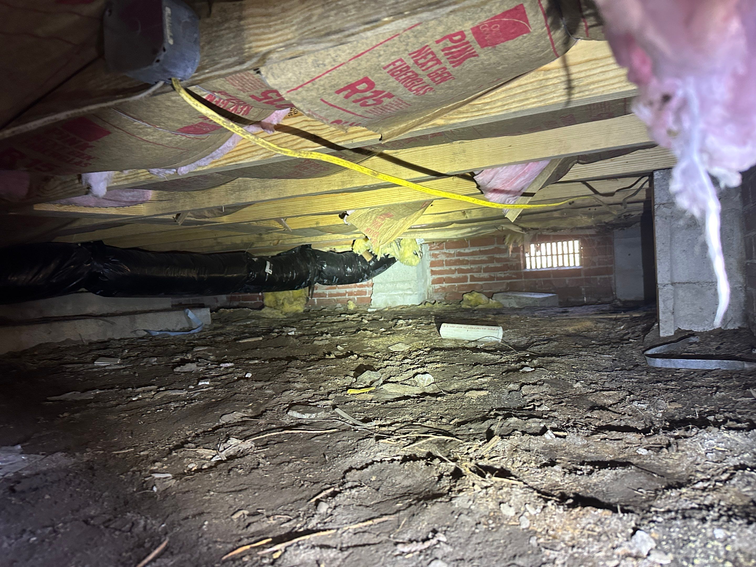 Sealed Crawlspace using Aprilaire E-70 Dehumidifier by Impact Crawlspace