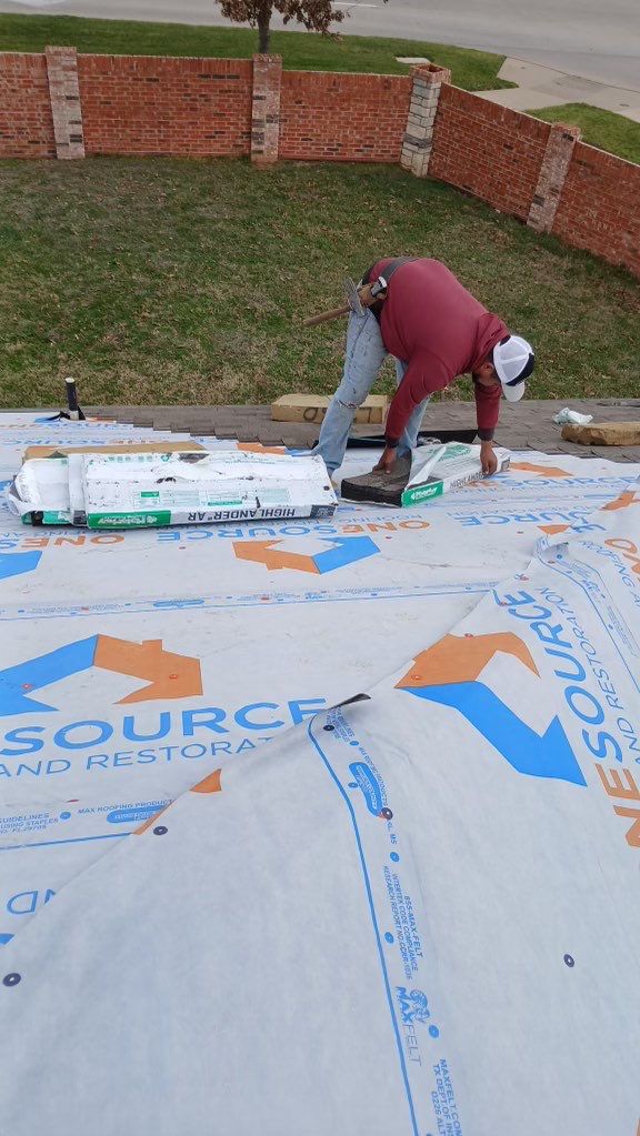 Residential Roofing Installation using Malarkey Highlander Weathered Wood Plus by OneSource Roofing and Restoration