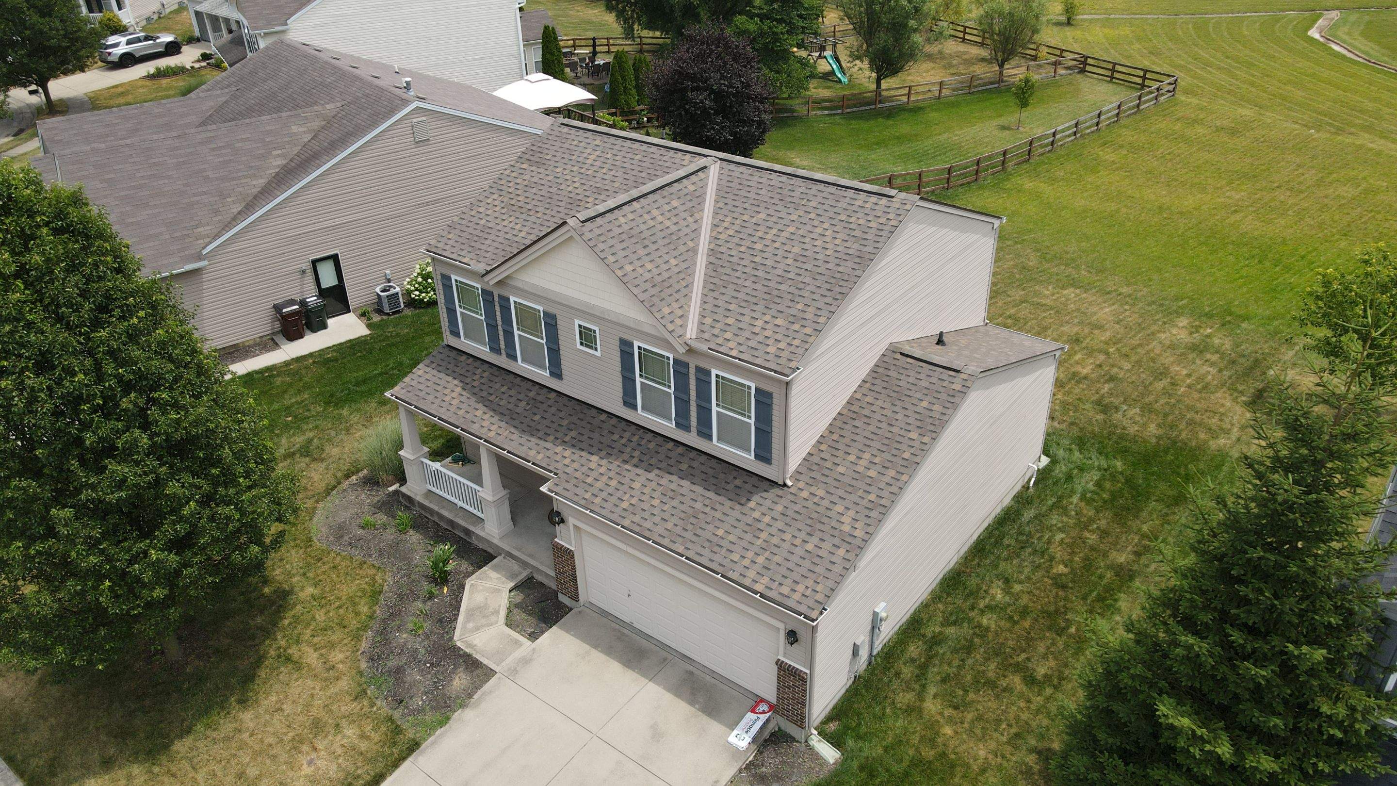 Roof paid for by insurance-Weathered Shadow by Tamlin Roofing