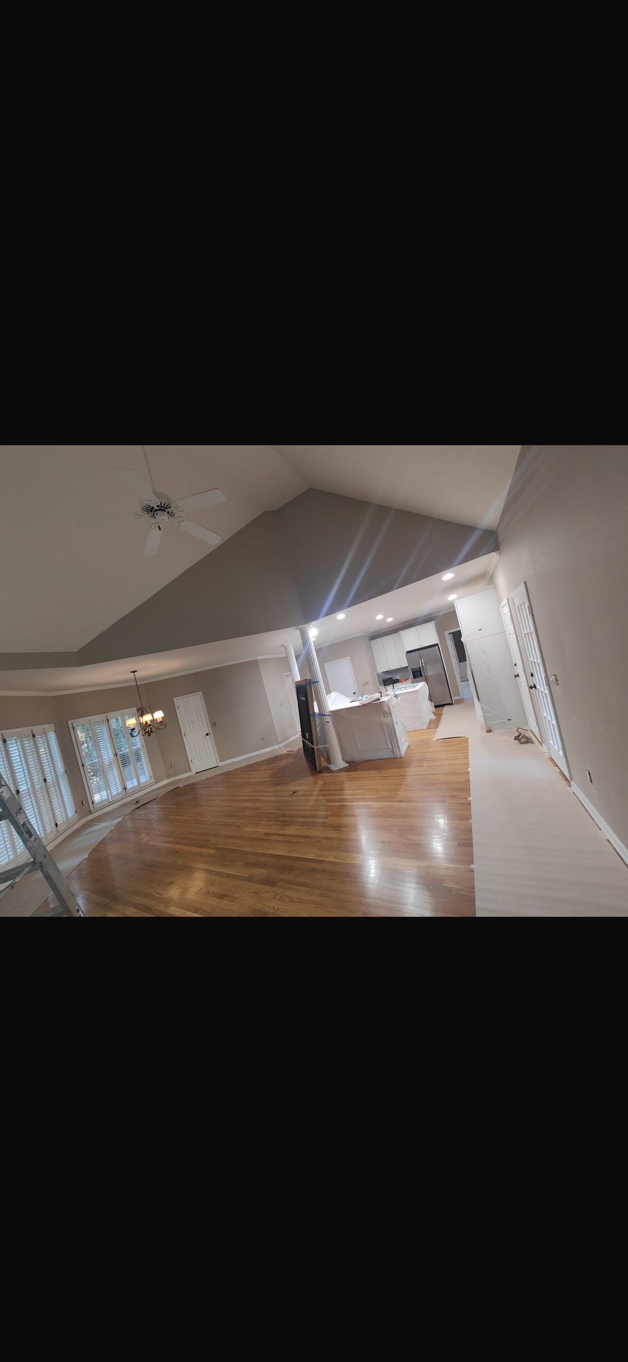 Full Interior Home Painting and Screened Porch Refinishing in Alpharetta by Swift Home Renovations