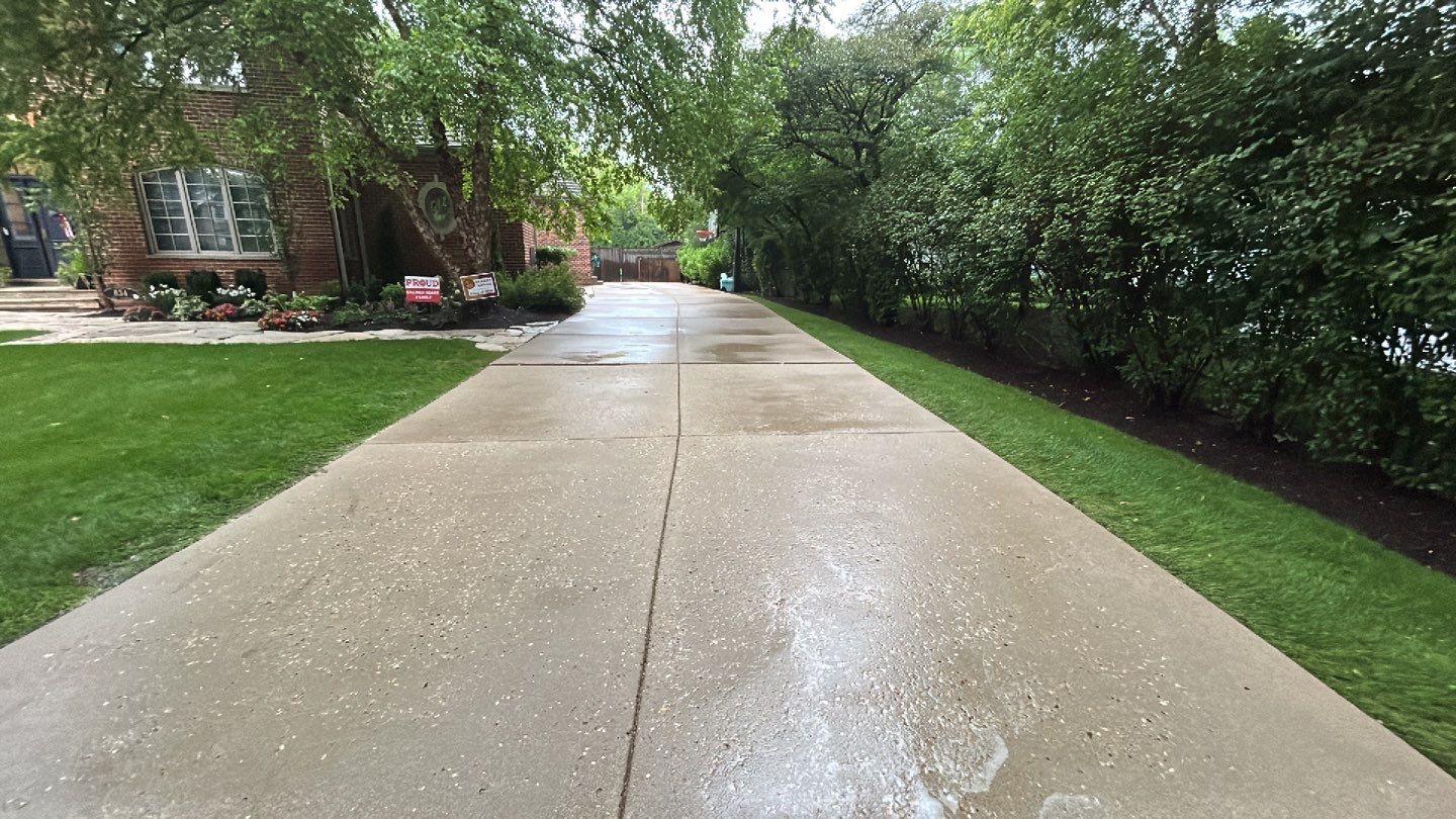 Exterior Stone and Concrete Surface Cleaning by Northern Power Washing LLC.